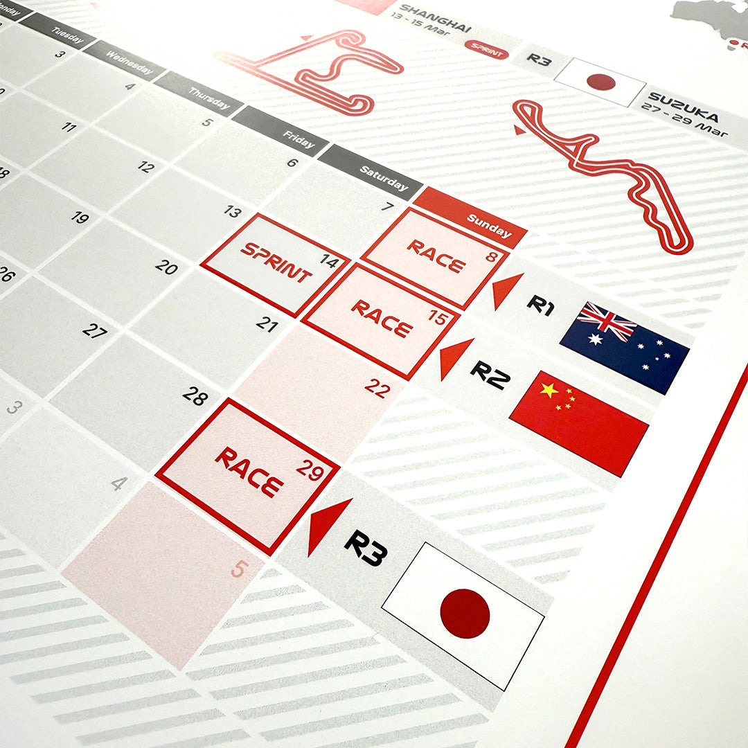 RACE CALENDAR 2026