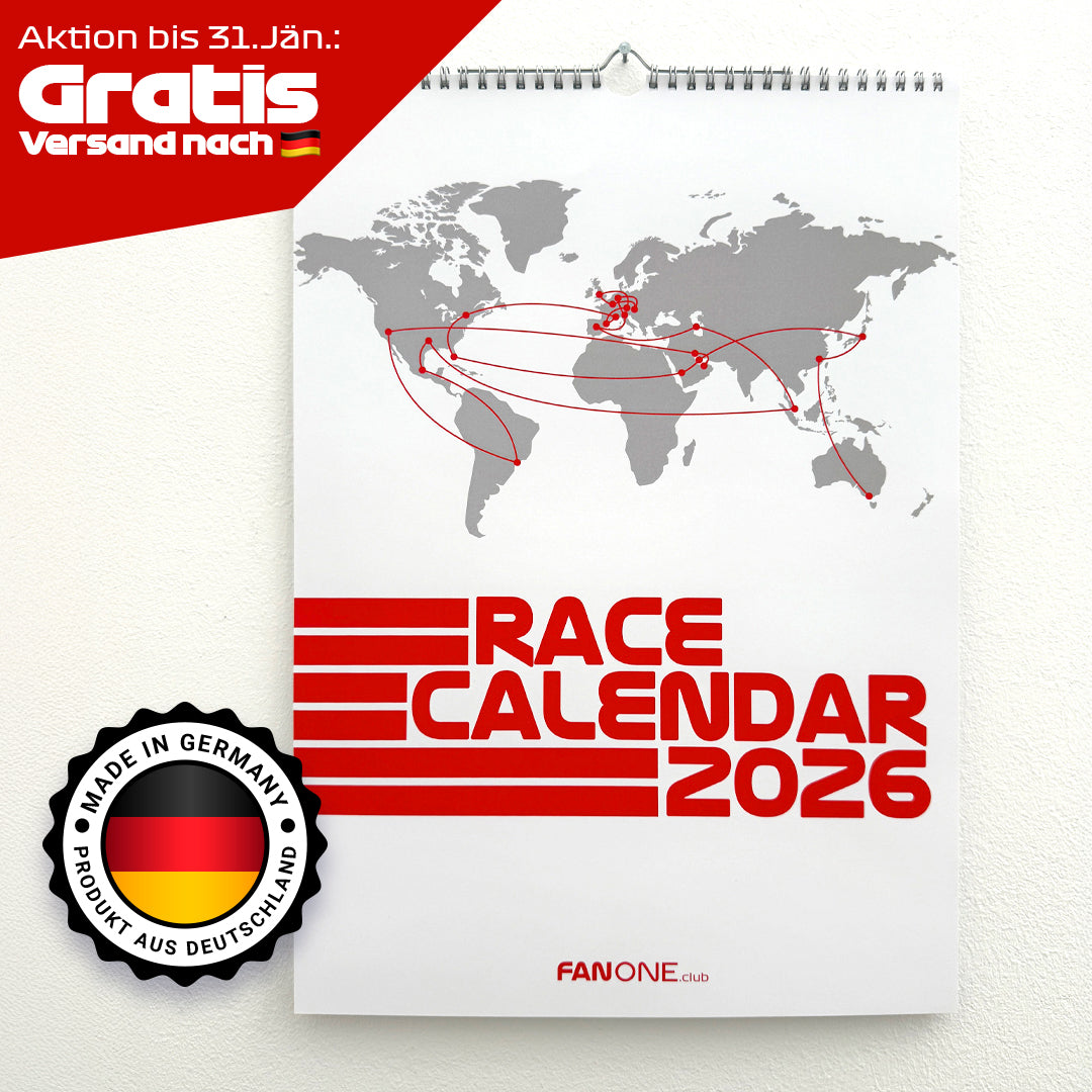 RACE CALENDAR 2026 (DIN A3)
