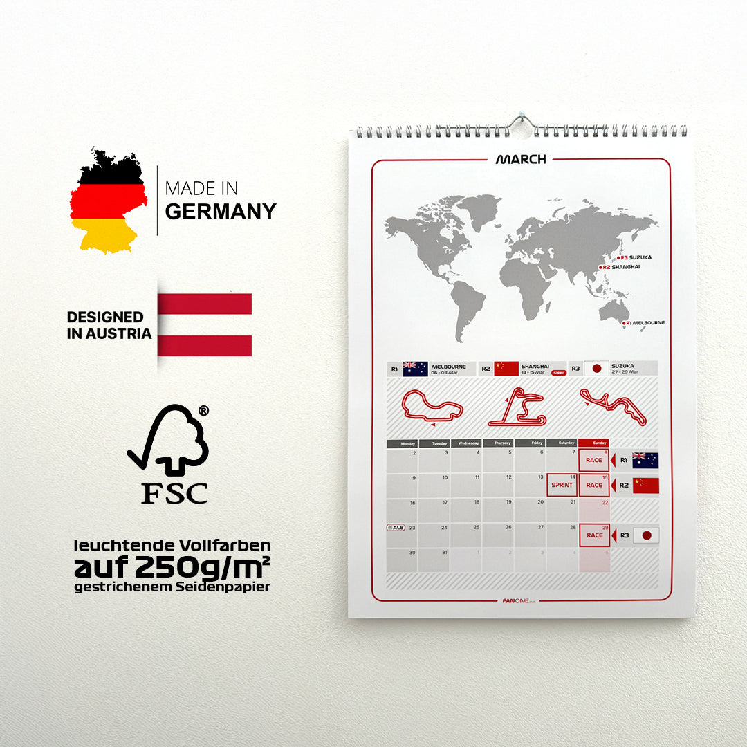 RACE CALENDAR 2026