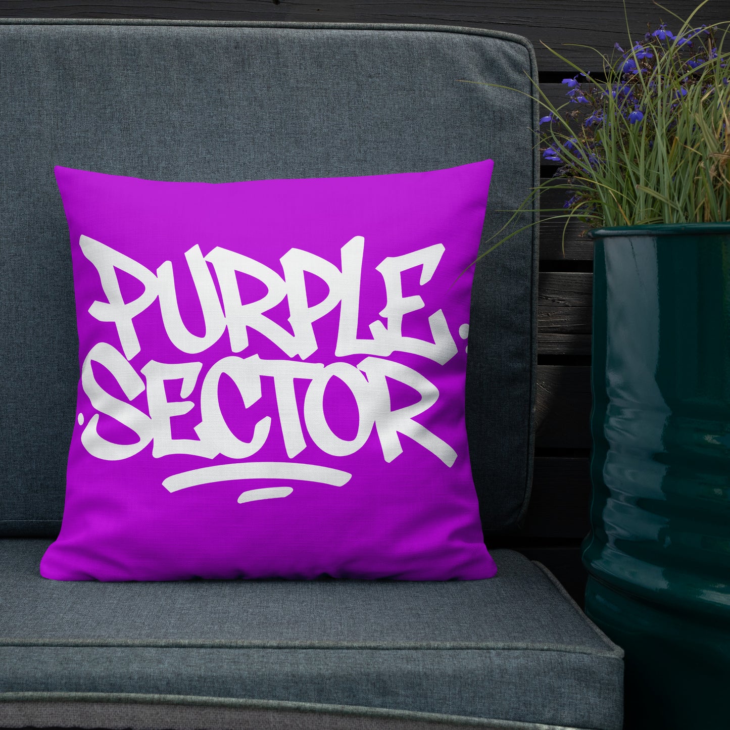 Purple Sector - Premium Pillow