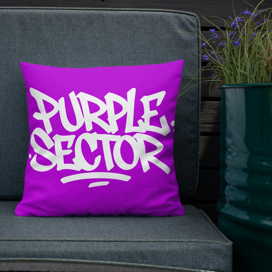 Purple Sector - Premium Pillow