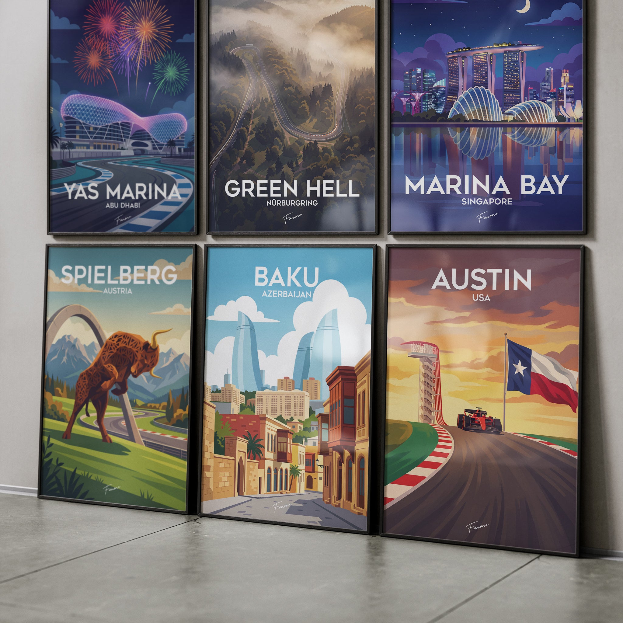🇺🇸 Austin - Premium Poster (Vintage Art)