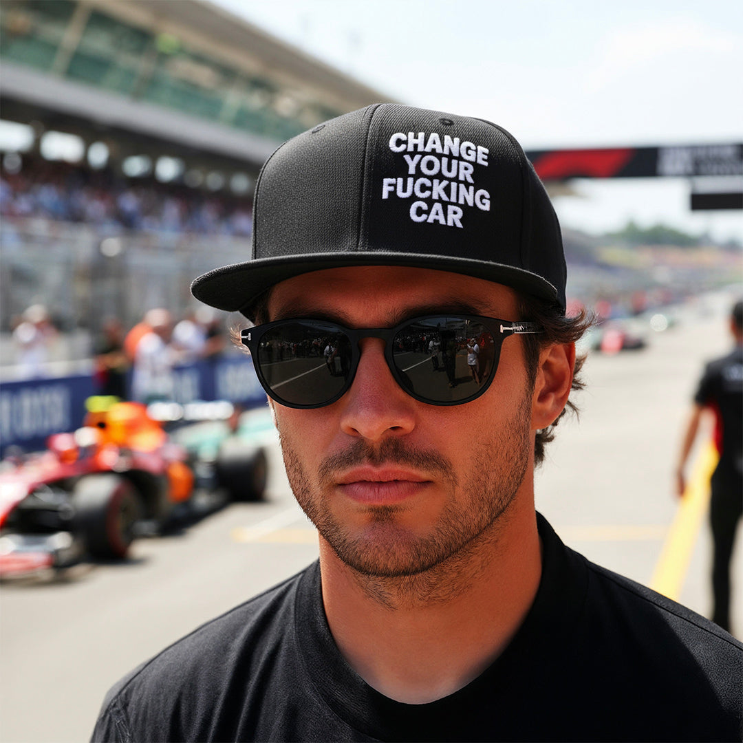 Change Your F*cking Car Artwork – Snapback-Detail