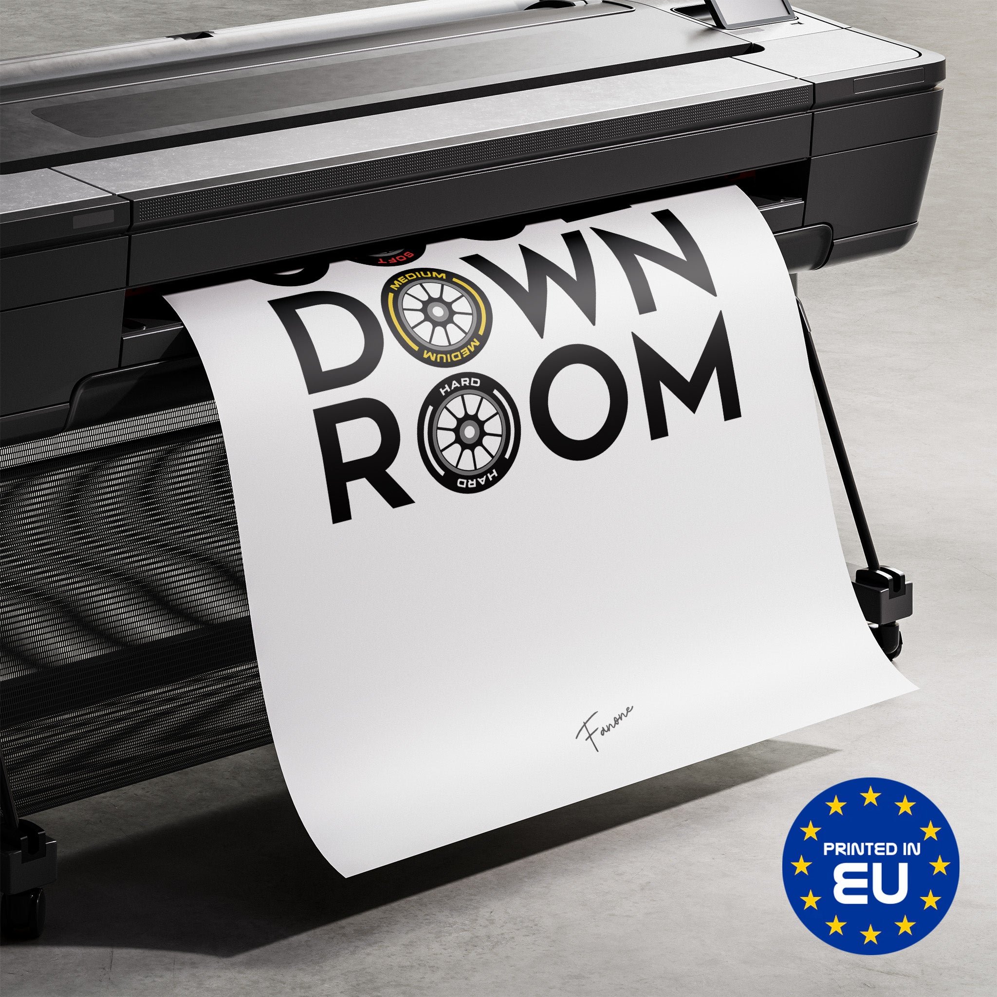 Premium-Druck Detailansicht – Cool Down Room Poster