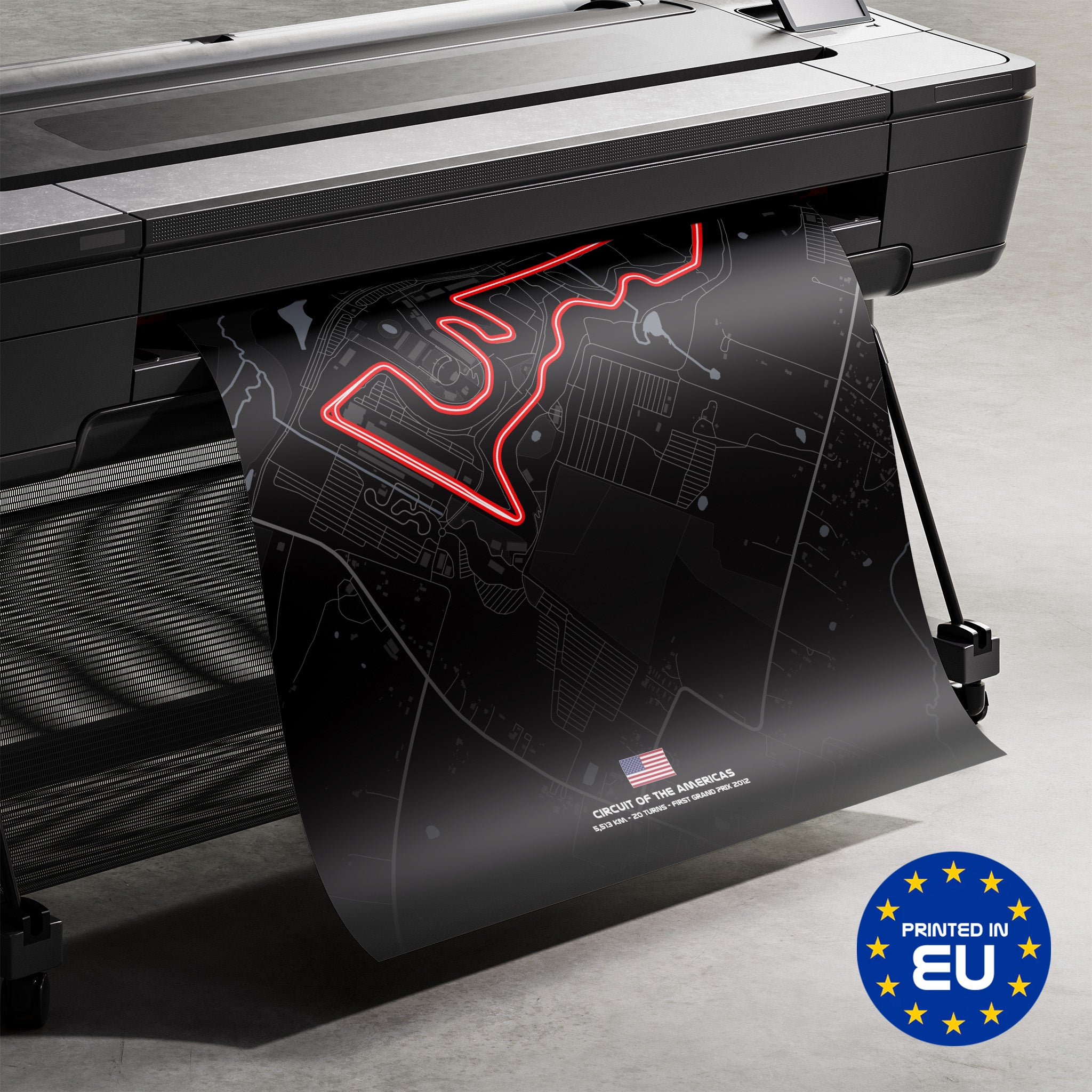 Premium-Druck Detailansicht – Austin Dark Edition