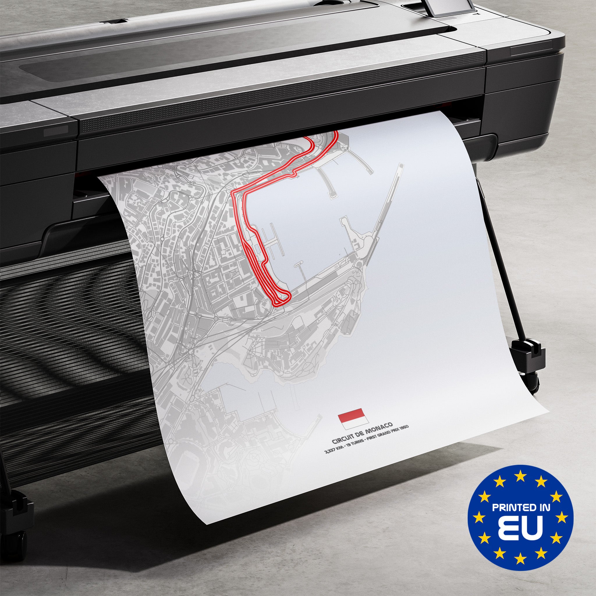 Premium-Druck Detail – Strecken-Poster