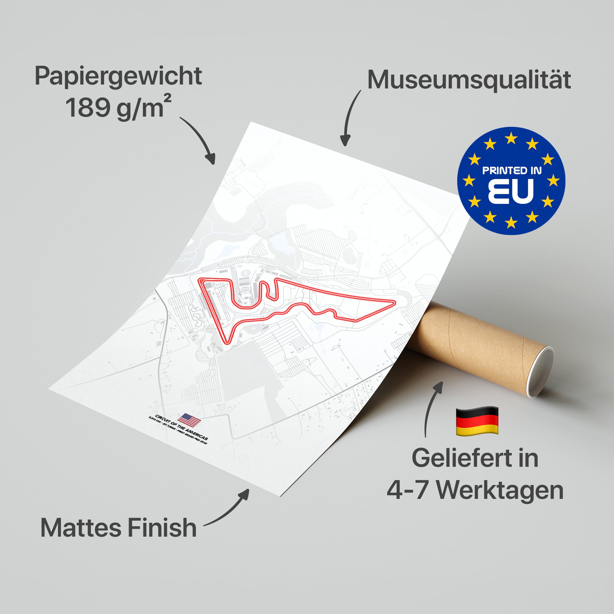 Austin Light Edition Poster in Premium-Verpackung