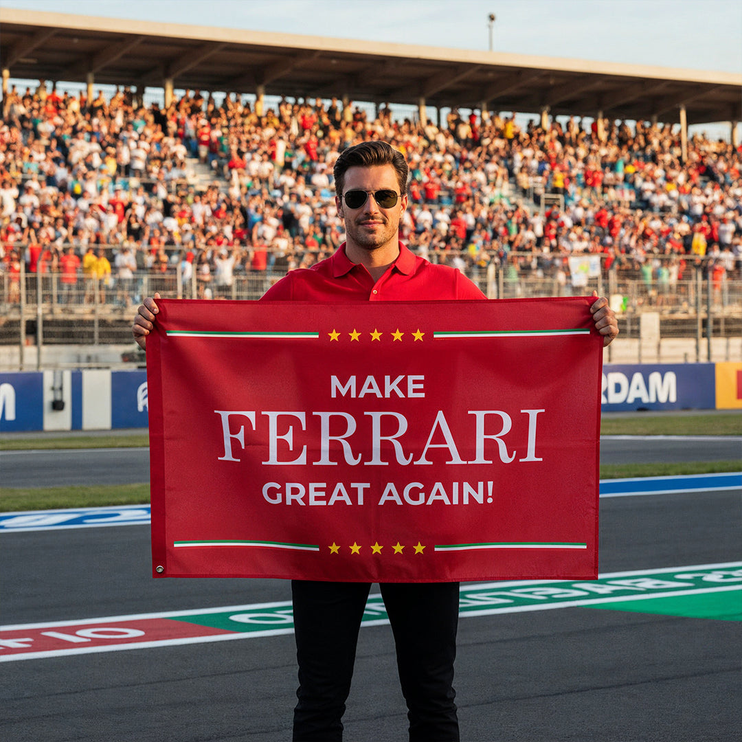 Make Ferrari Great Again Artwork – Tifosi-Schlachtruf