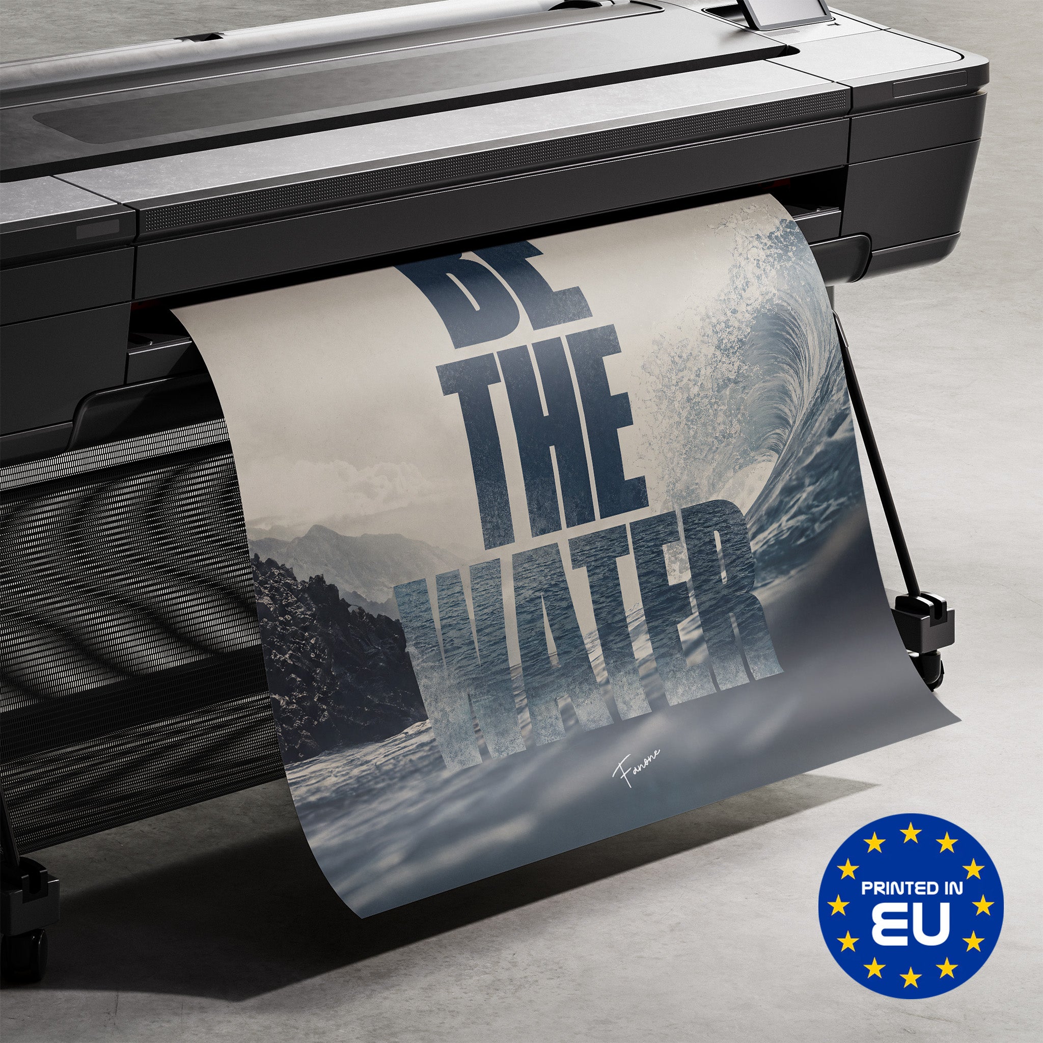 Premium-Druck Detailansicht – Must Be The Water Poster