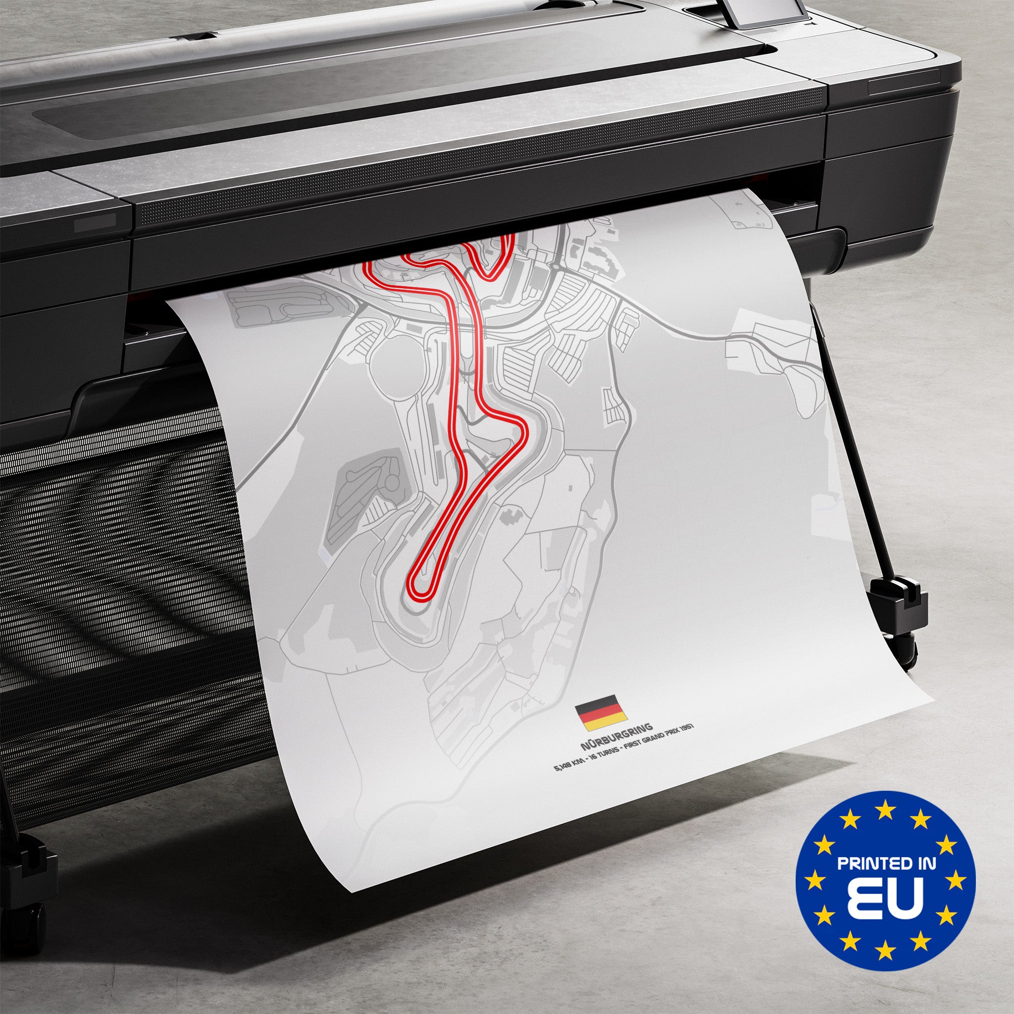 Premium-Druck Detailansicht – Nürburgring GP Light Edition