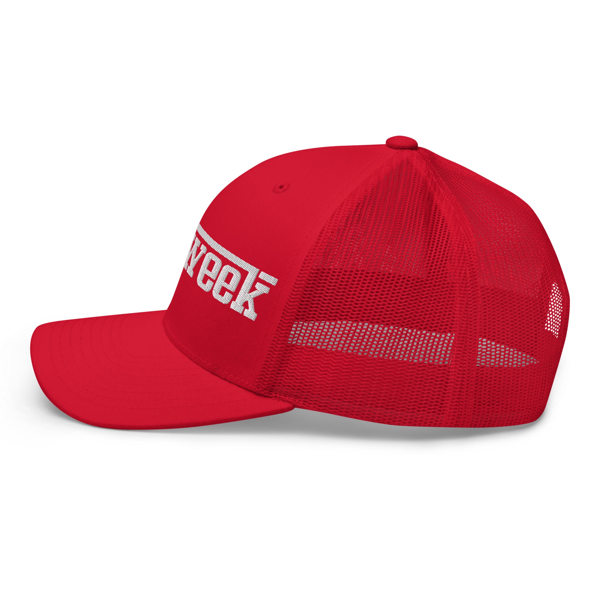 Race Week Trucker Cap rot Seitenansicht links