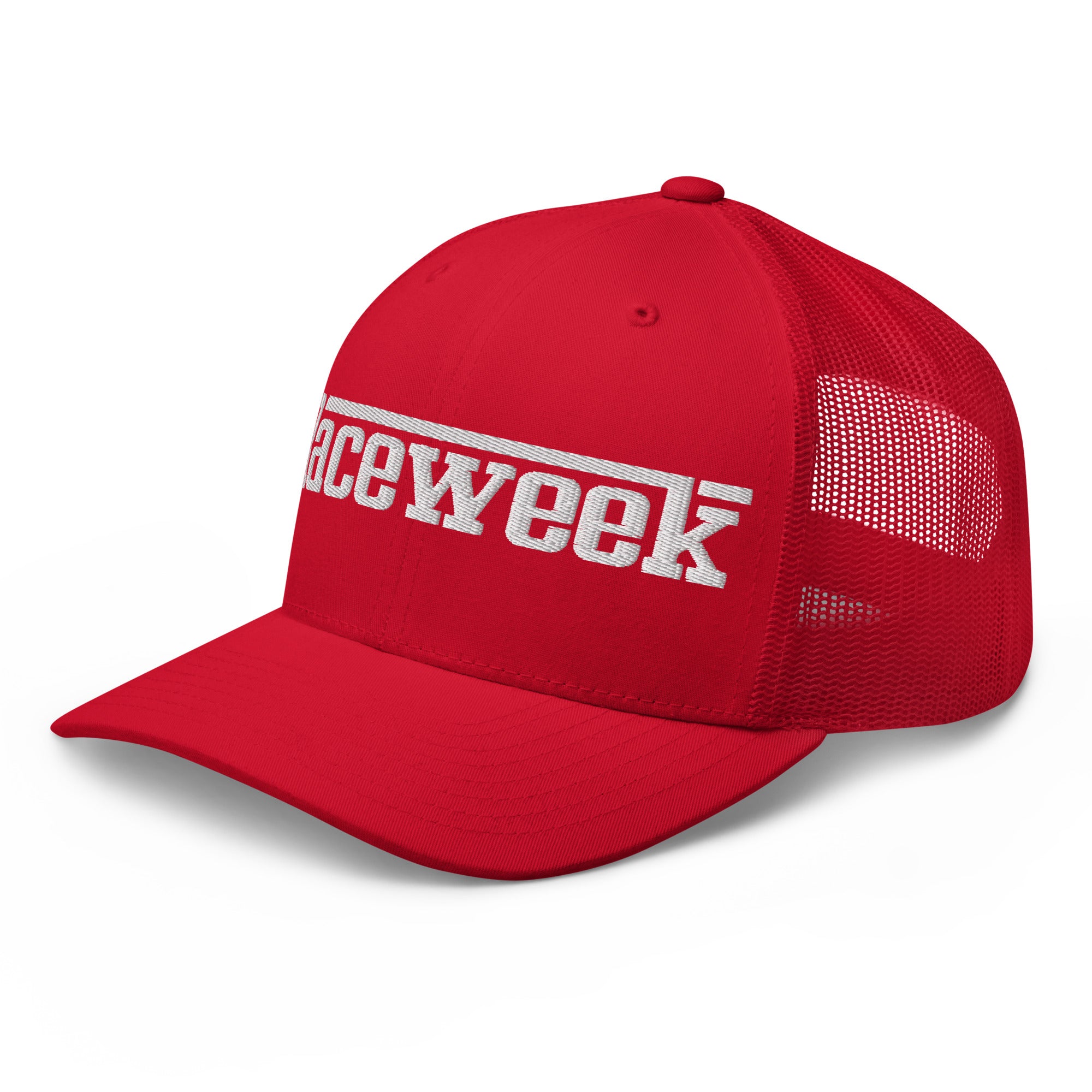 Race Week Trucker Cap rot Seitenansicht