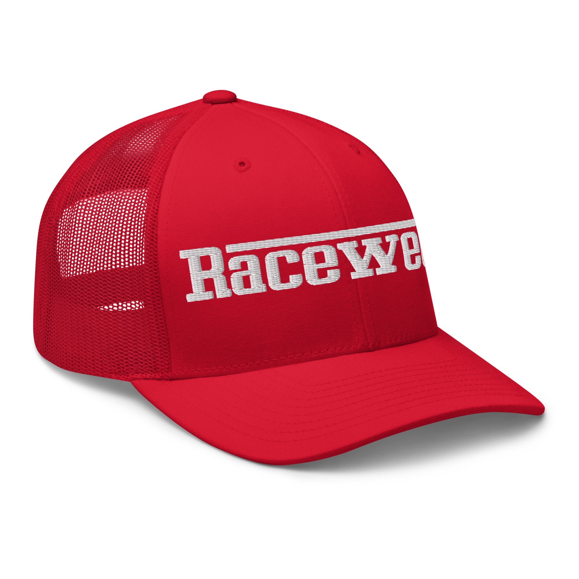 Race Week Trucker Cap rot Seitenansicht rechts