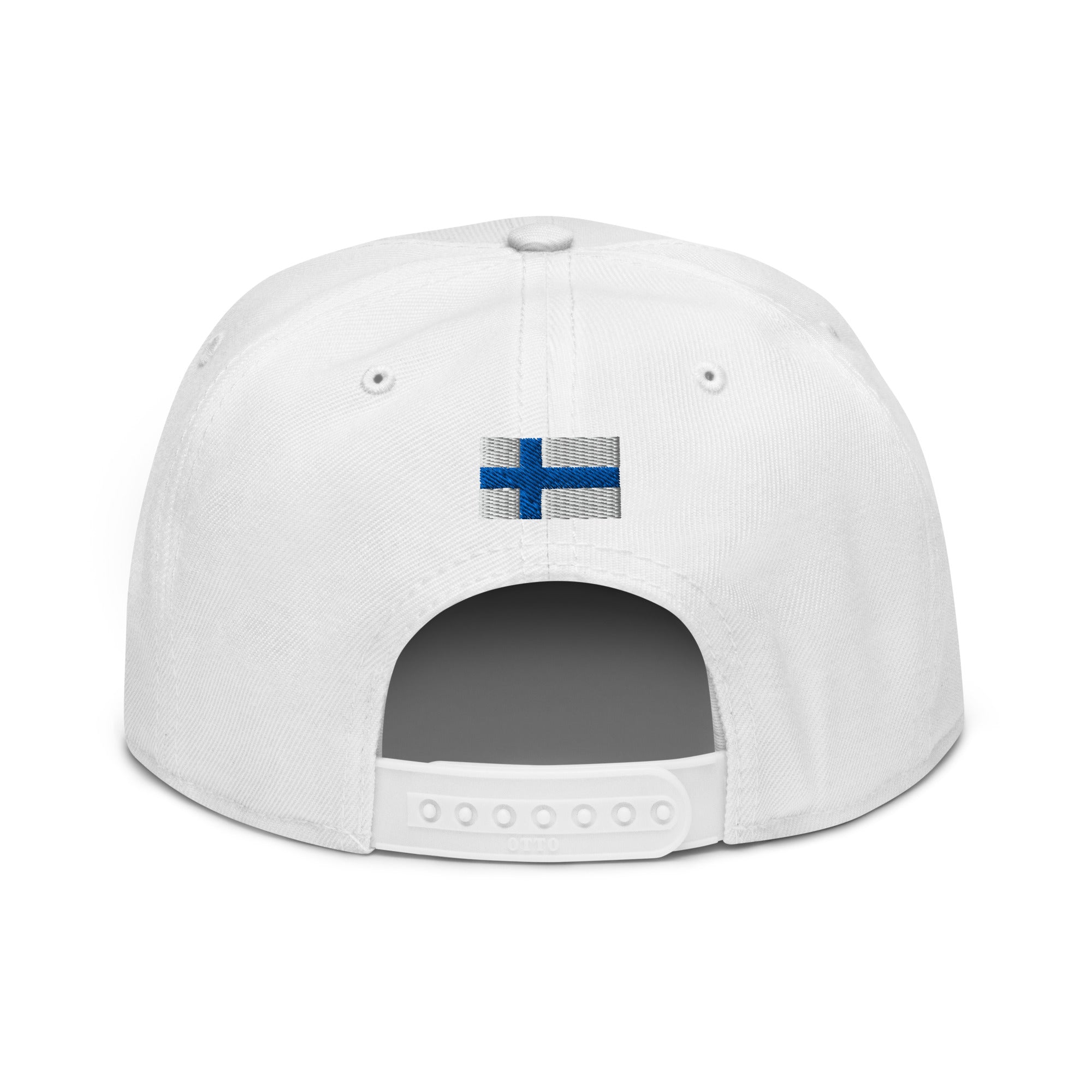 BWOAH Snapback weiß Rückansicht