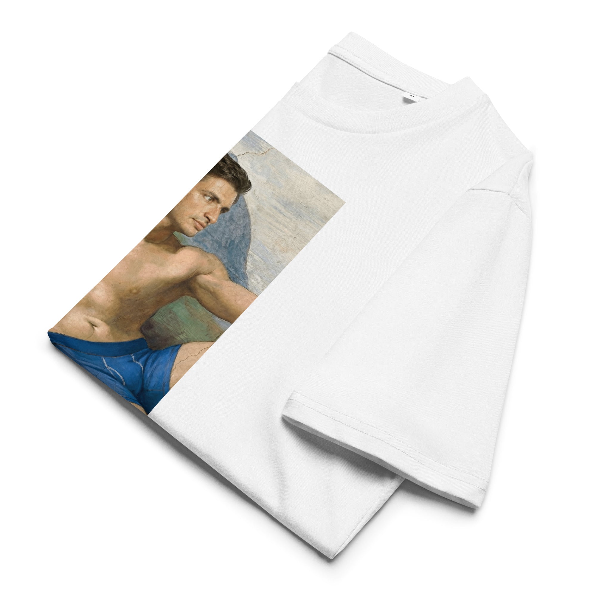 Heiliger Carlos T-Shirt Vorderansicht weiß