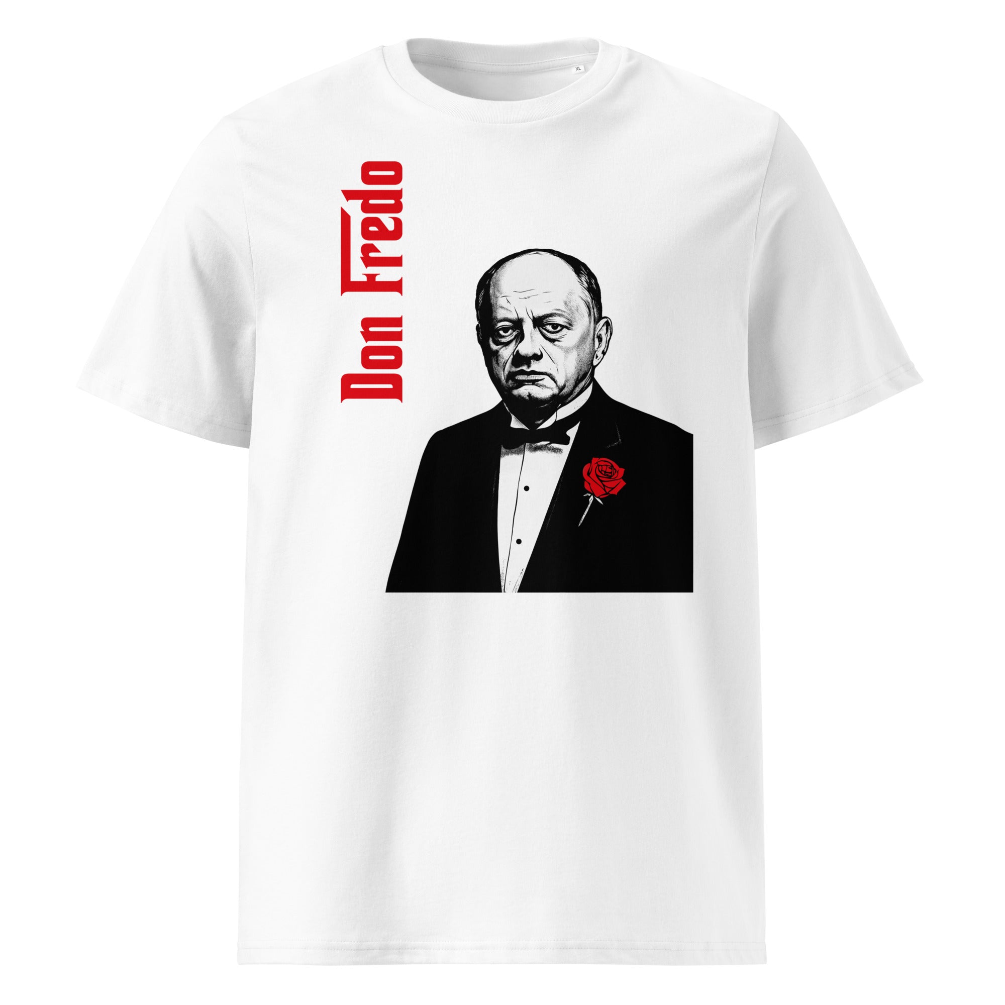 Don Fredo T-Shirt weiß – Fred Vasseur im Paten-Stil