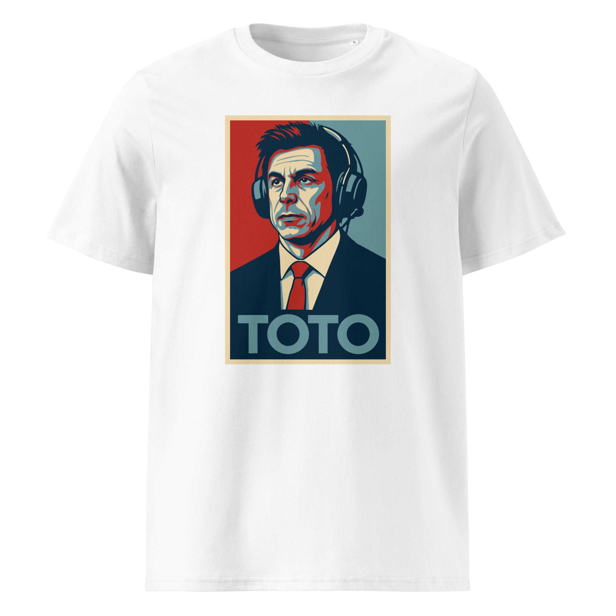 TOTO T-Shirt weiß – Toto Wolff Postergrafik