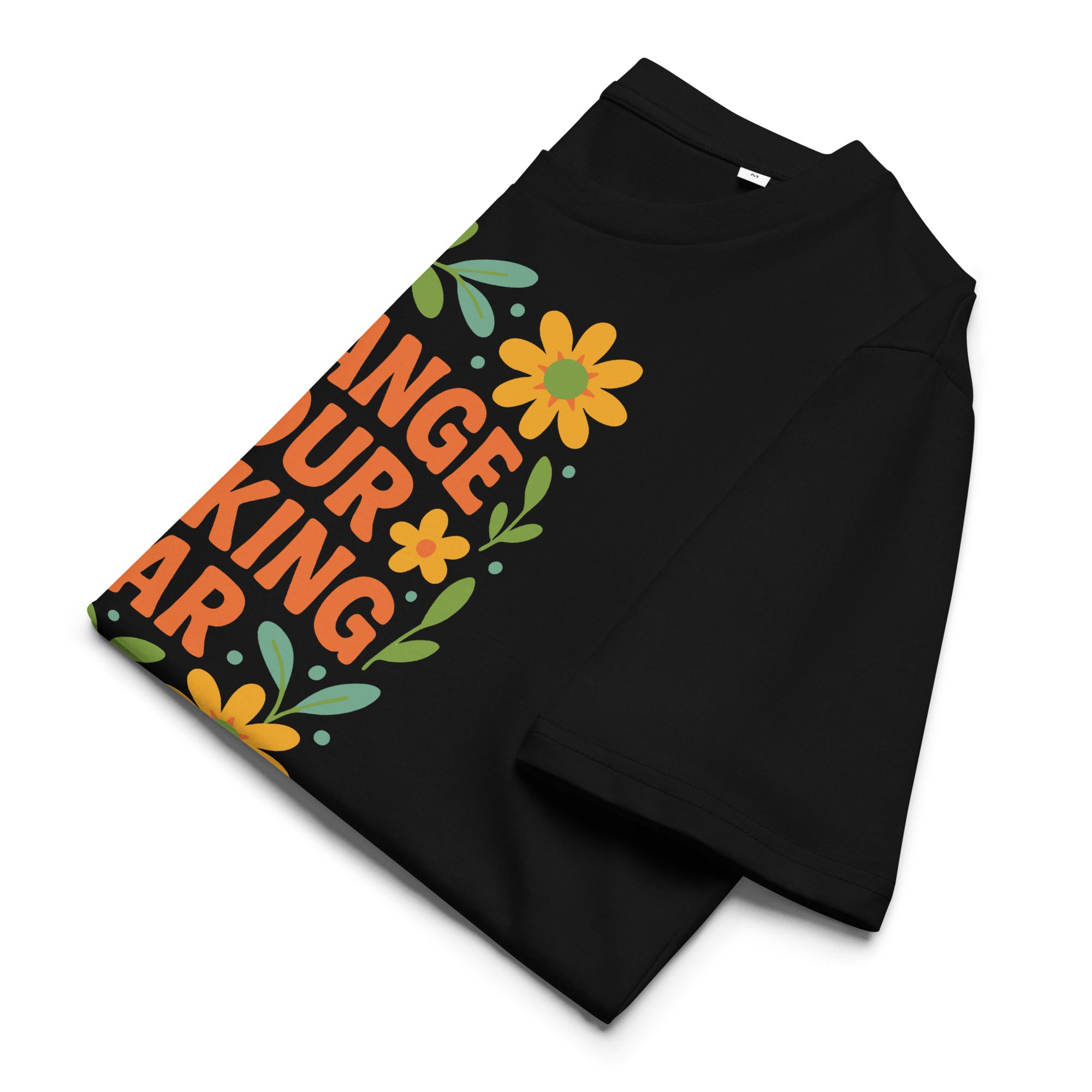 Change Your F*cking Car T-Shirt schwarz Vorderansicht alternativ