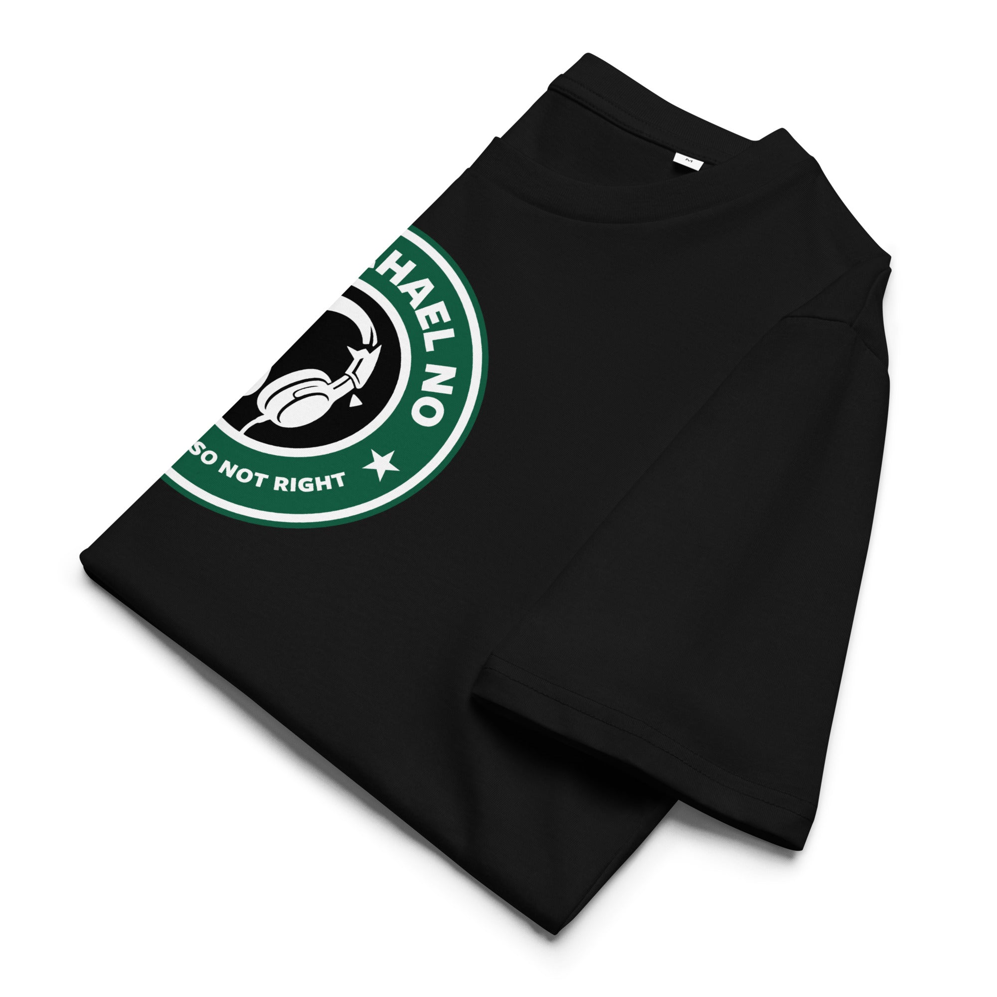 No Michael No T-Shirt schwarz Vorderansicht alternativ