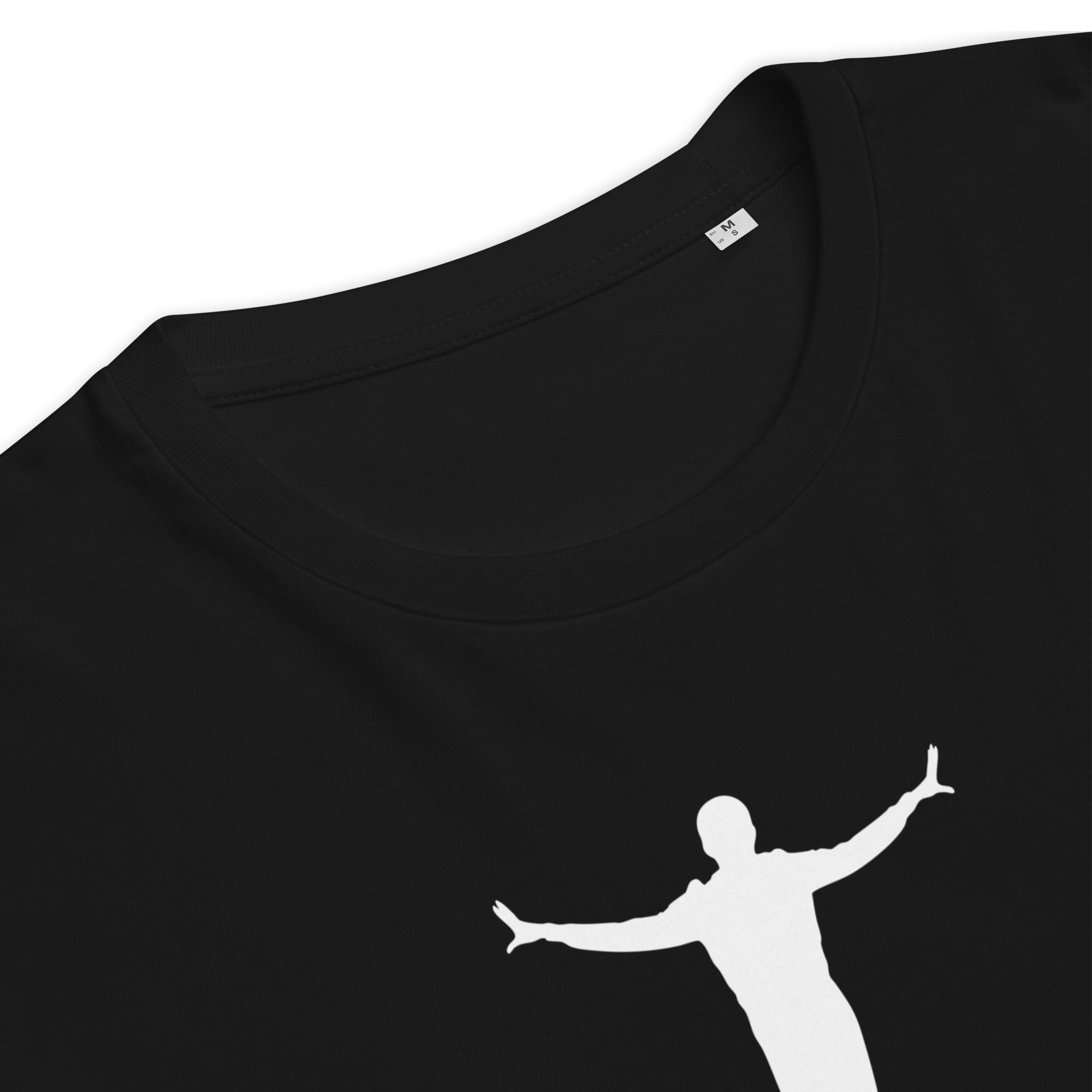 T-Pose T-Shirt schwarz Materialdetails