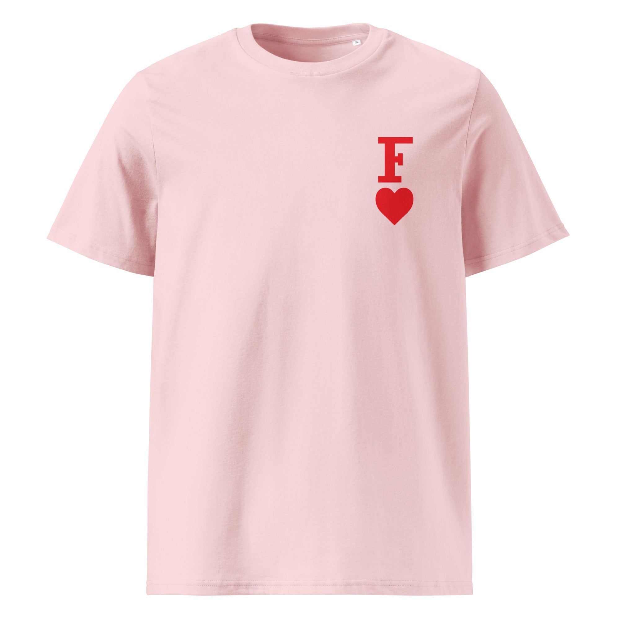 F❤️ T-Shirt rosa – Vorderansicht