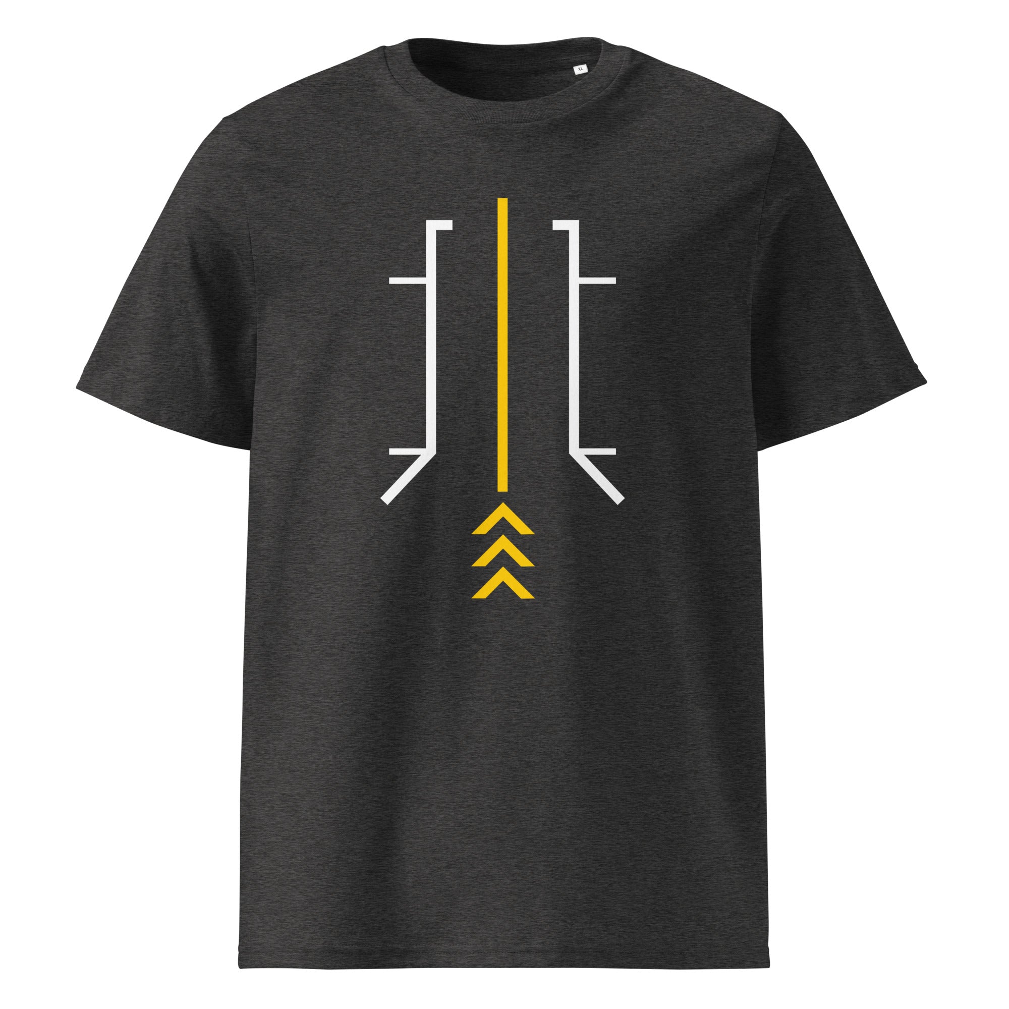 Box Box T-Shirt Dark Heather Grey – Boxenstopp-Markierung