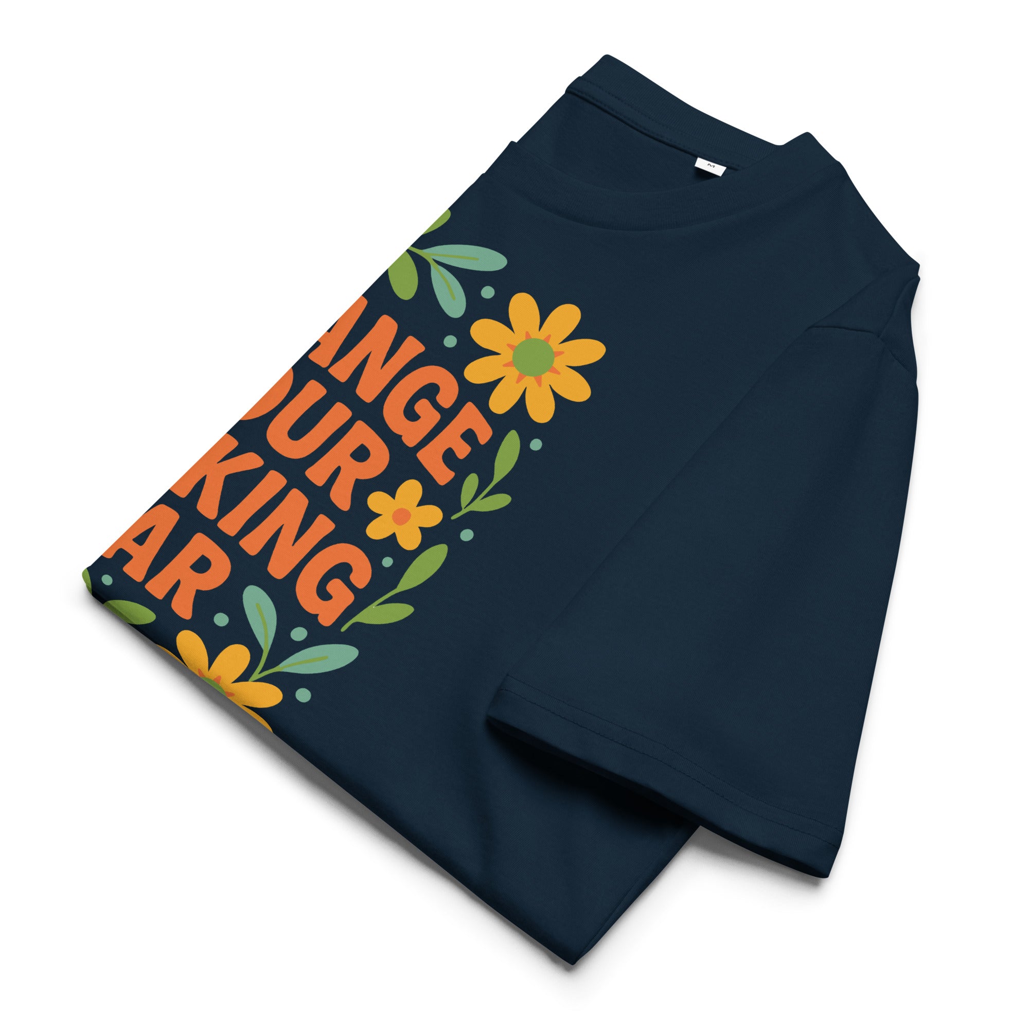 Change Your F*cking Car T-Shirt French Navy Vorderansicht alternativ