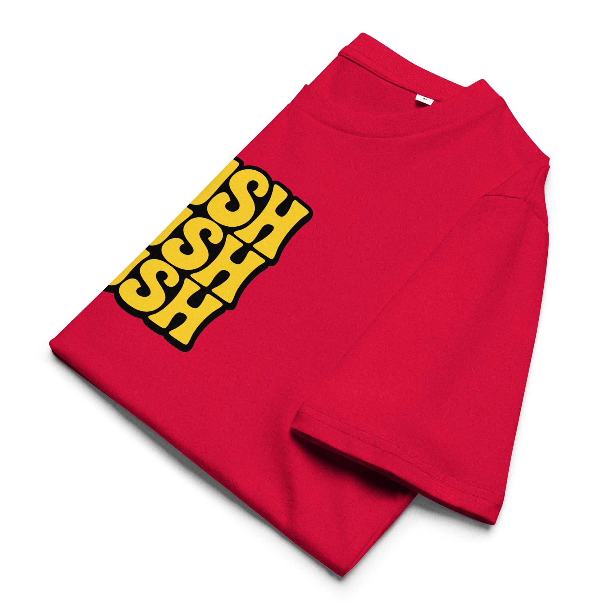 Push Push Push T-Shirt rot Vorderansicht alternativ
