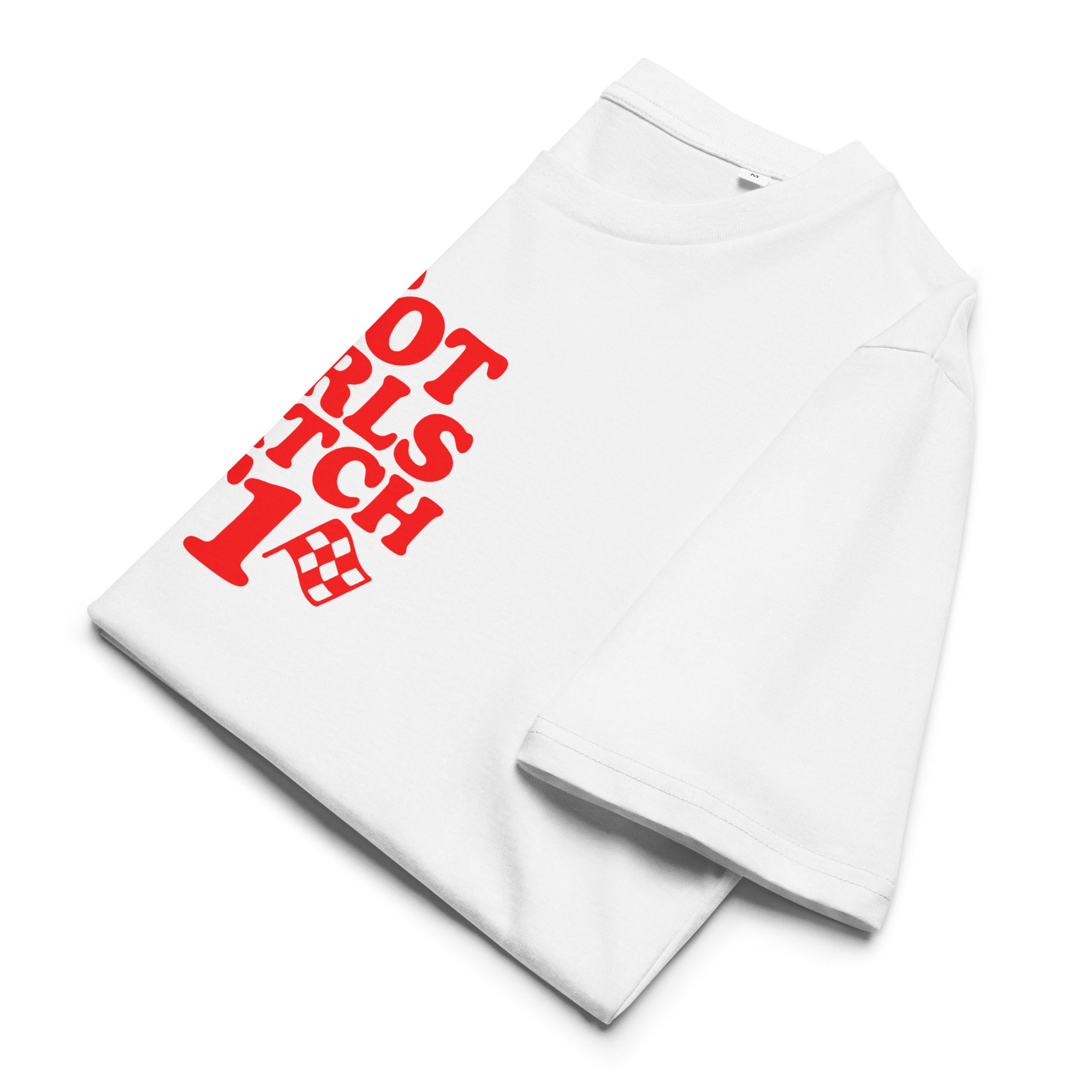 Hot Girls Watch F1 T-Shirt weiß Vorderansicht alternativ