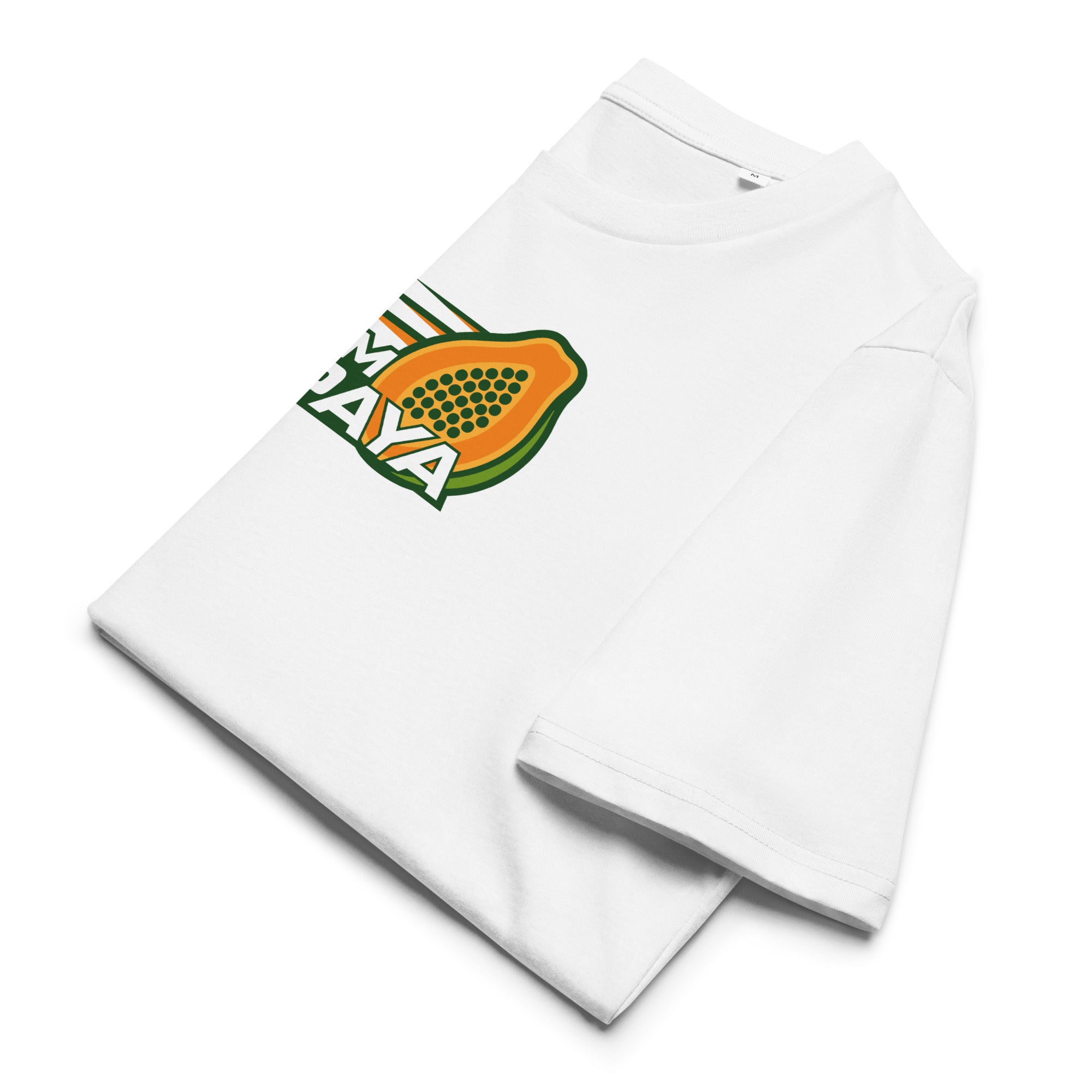 Team Papaya T-Shirt weiß Vorderansicht alternativ
