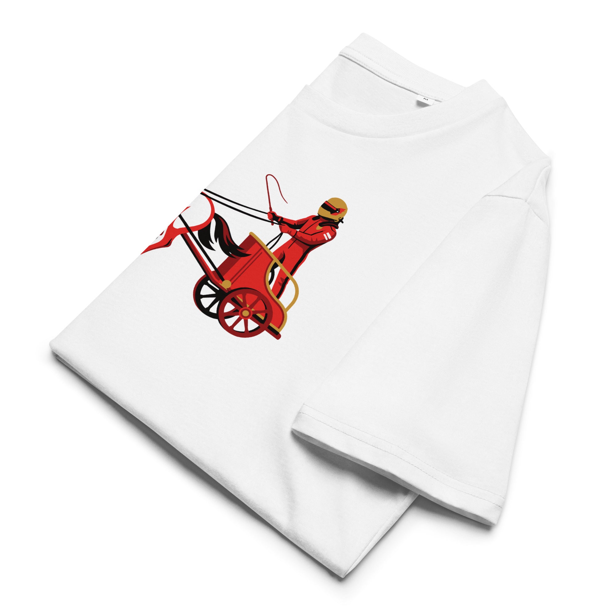Horsepower T-Shirt weiß Vorderansicht