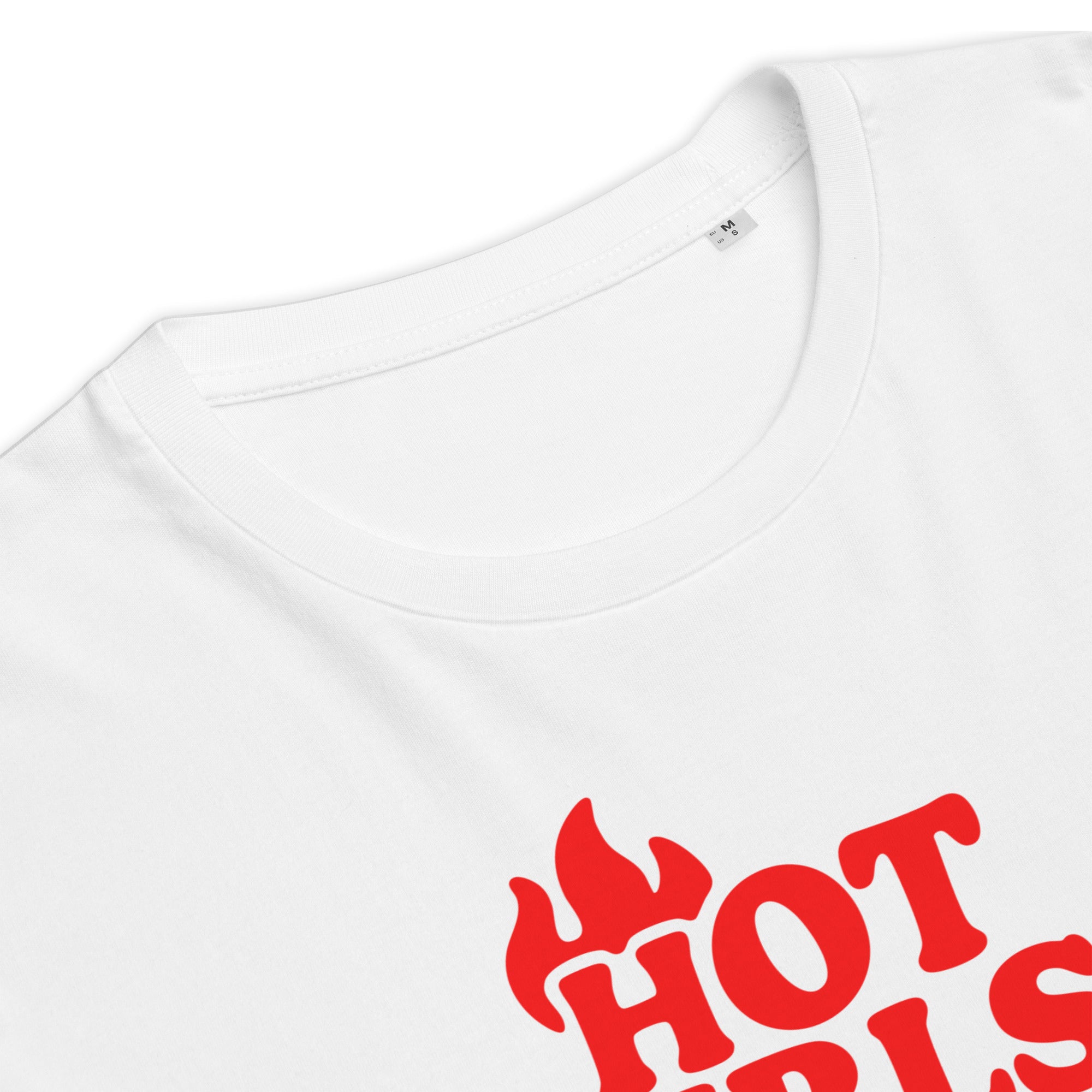 Hot Girls Watch F1 T-Shirt weiß Materialdetails