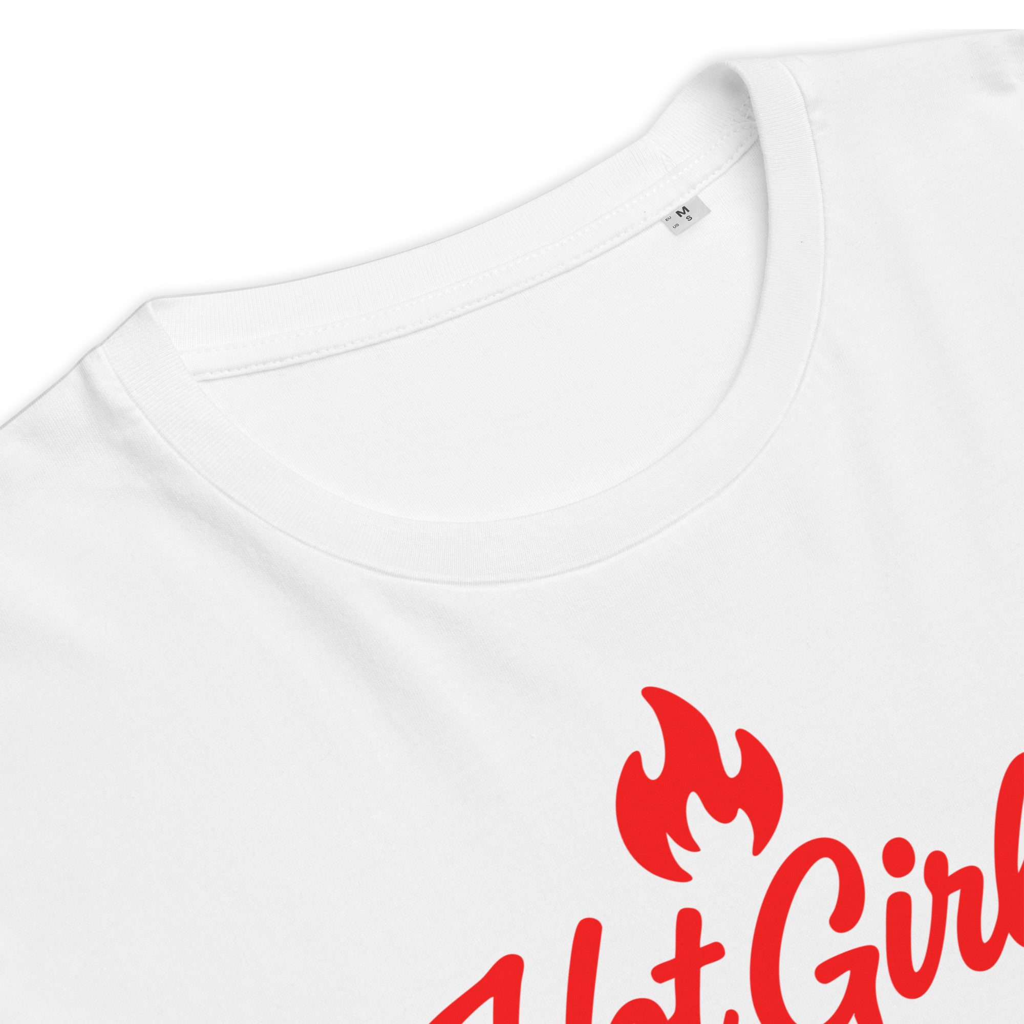 Hot Girls from the Paddock T-Shirt weiß Materialdetails