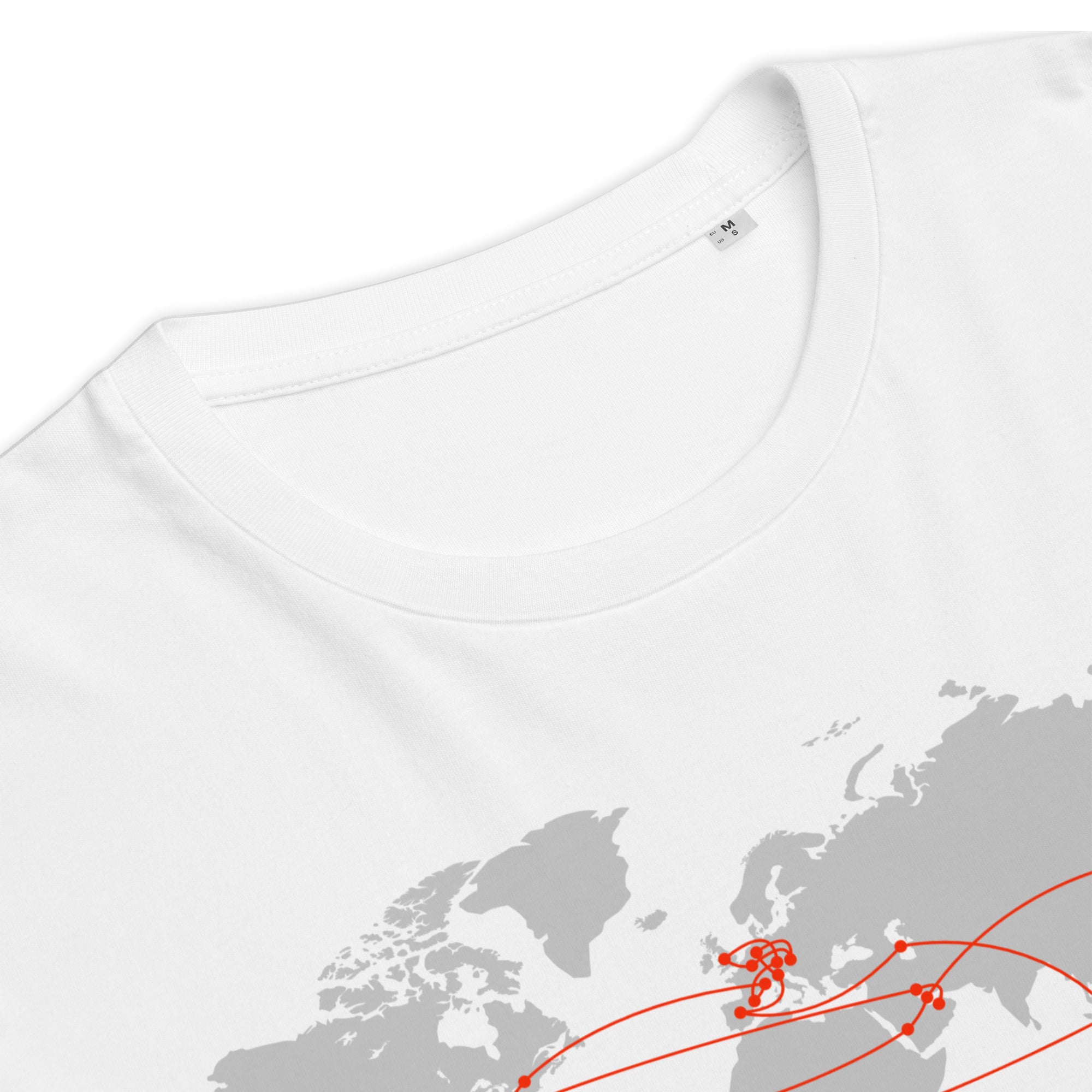 World Tour 2026 T-Shirt weiß Materialdetails