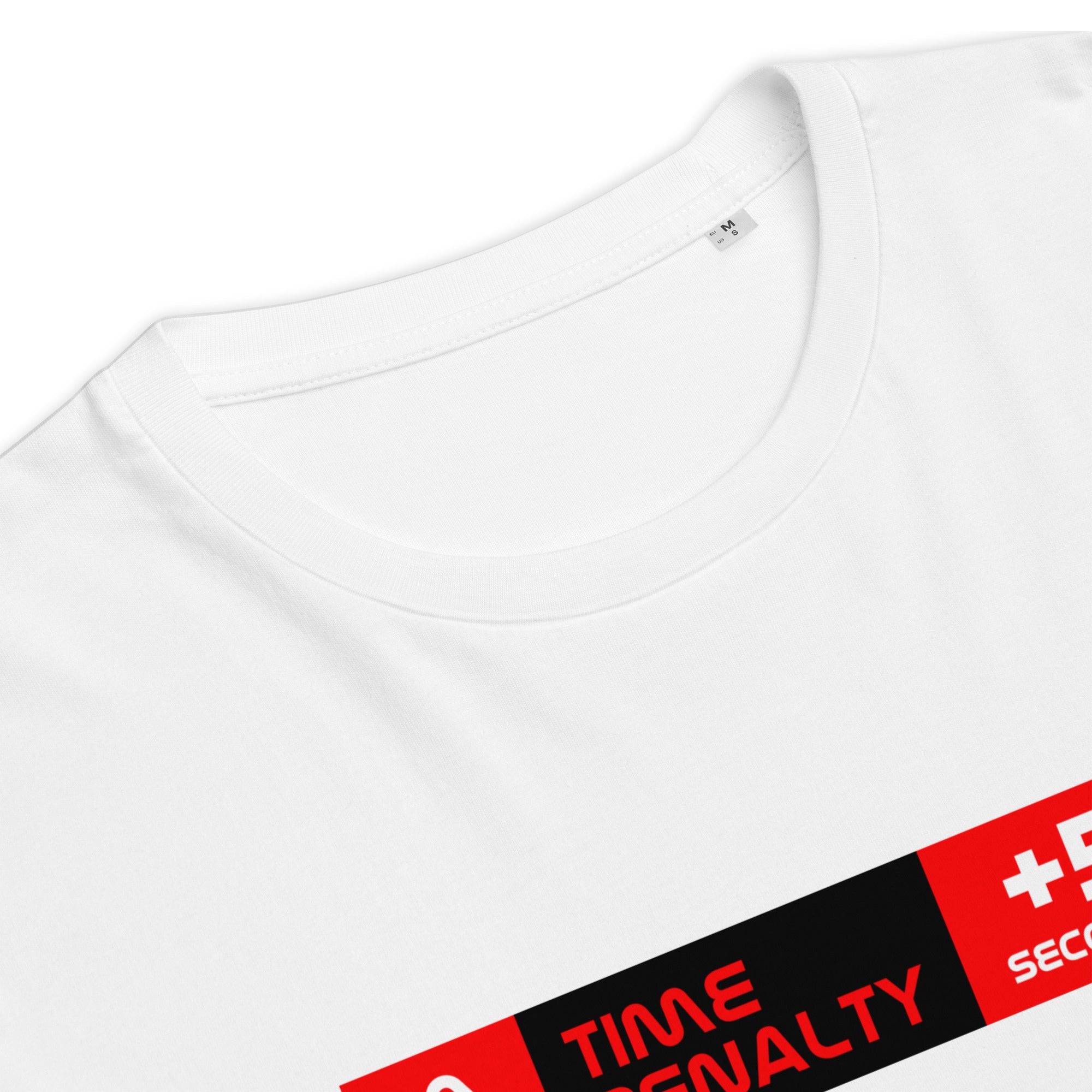 Time Penalty +5s T-Shirt weiß Materialdetails