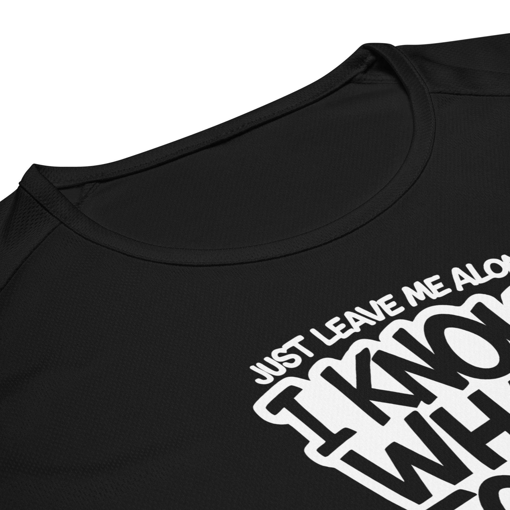 I know what to do Sports Jersey schwarz Materialdetails