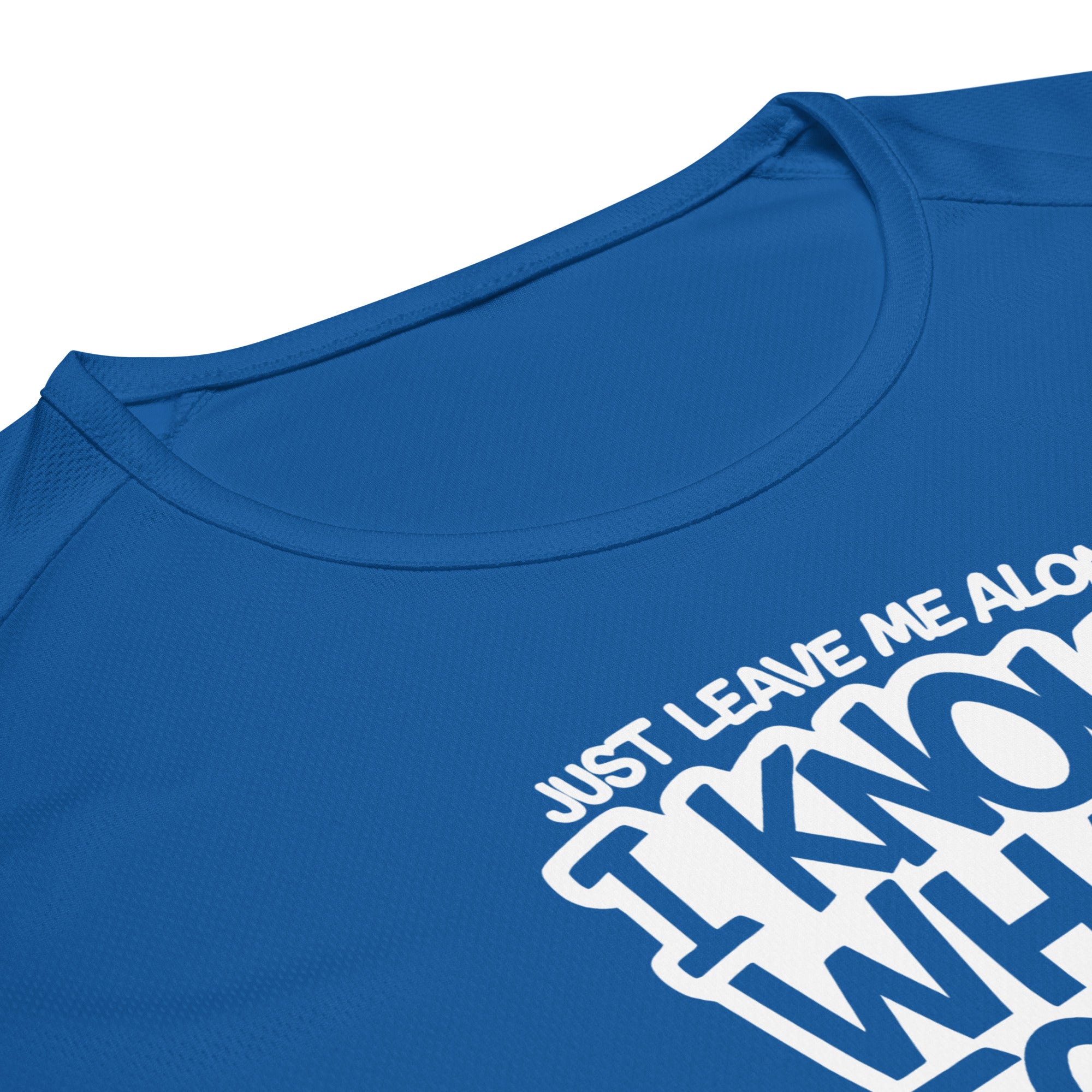 I know what to do Sports Jersey Royal Blue Materialdetails