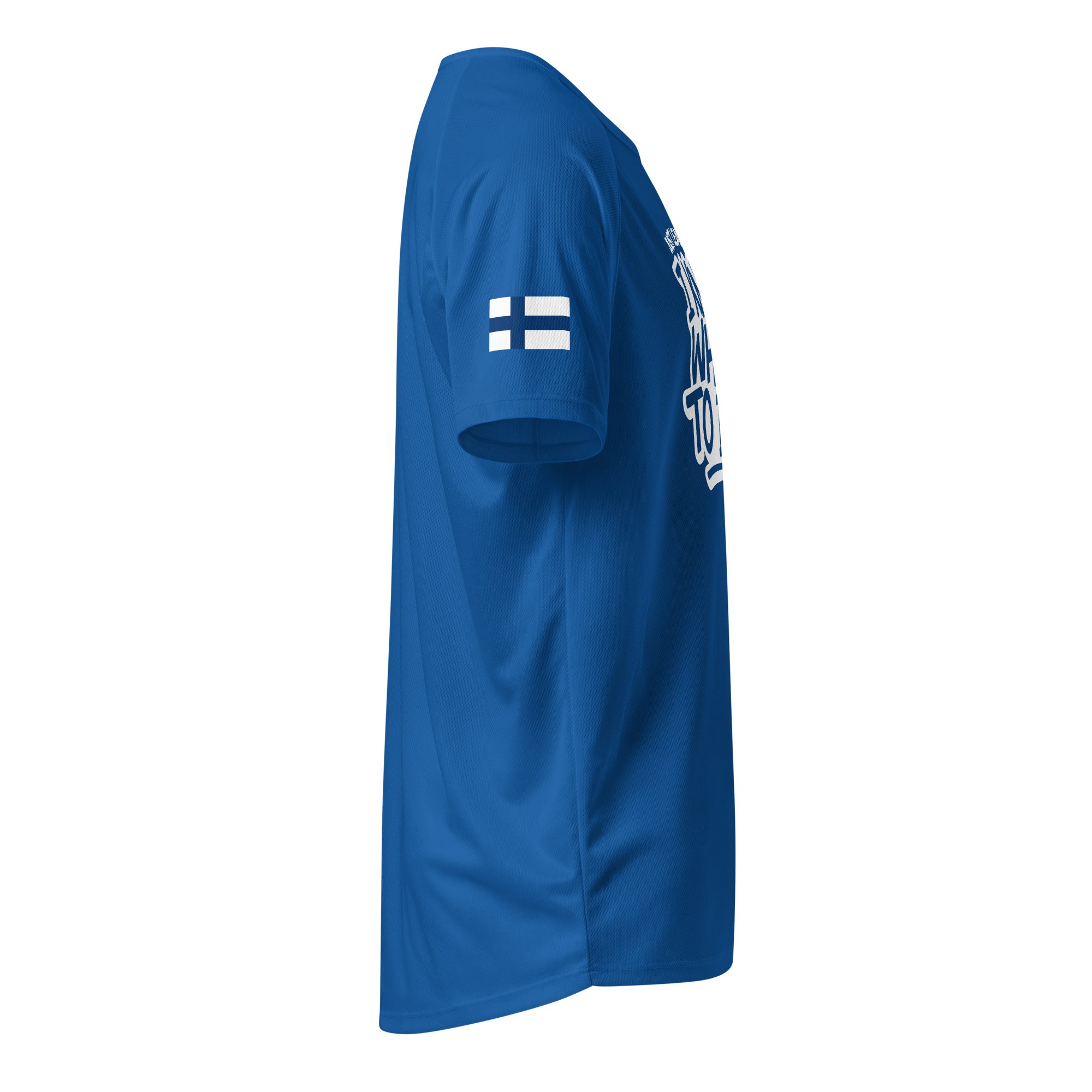 I know what to do Sports Jersey Royal Blue Seitenansicht