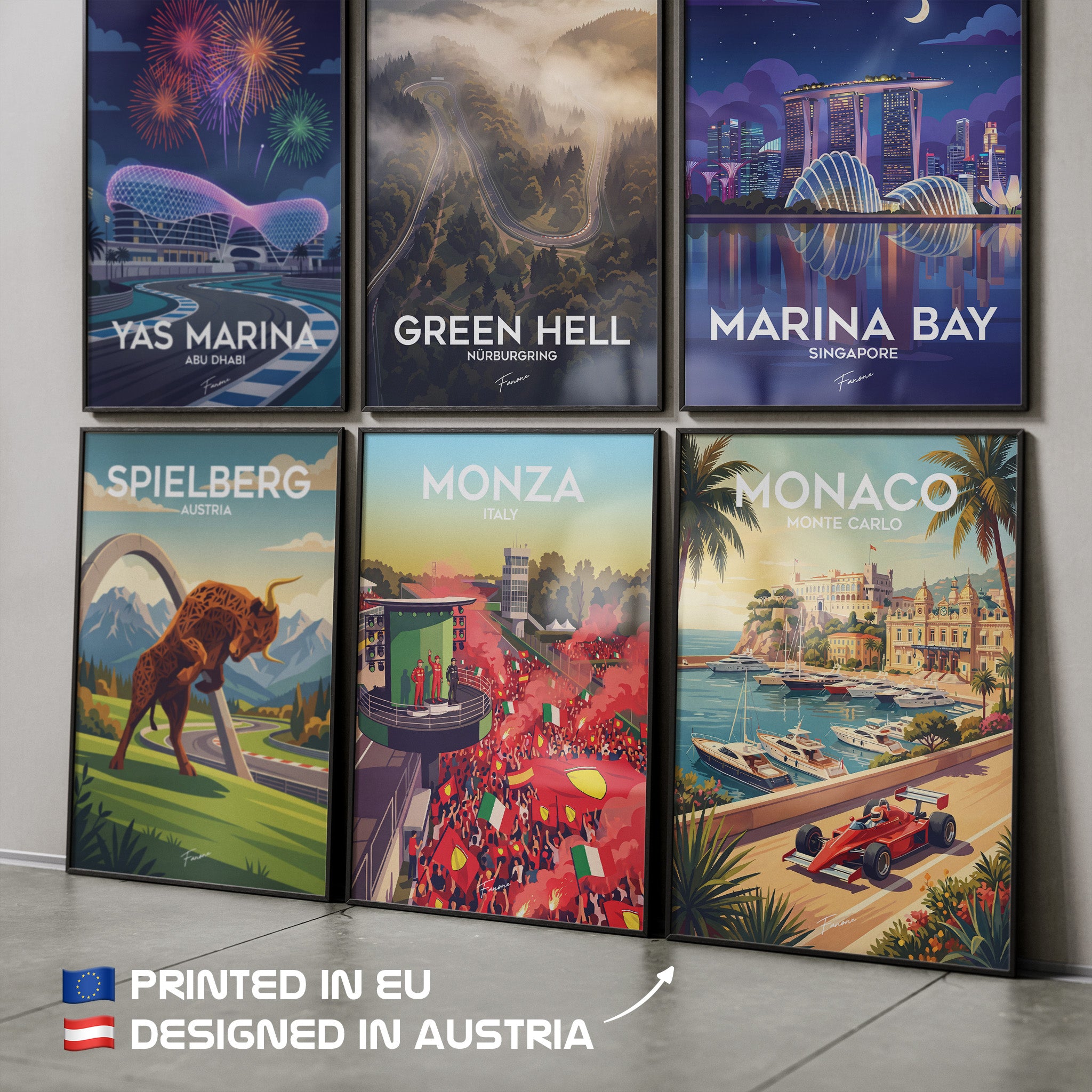 Premium-Druck Detail – Vintage Art Strecken-Poster
