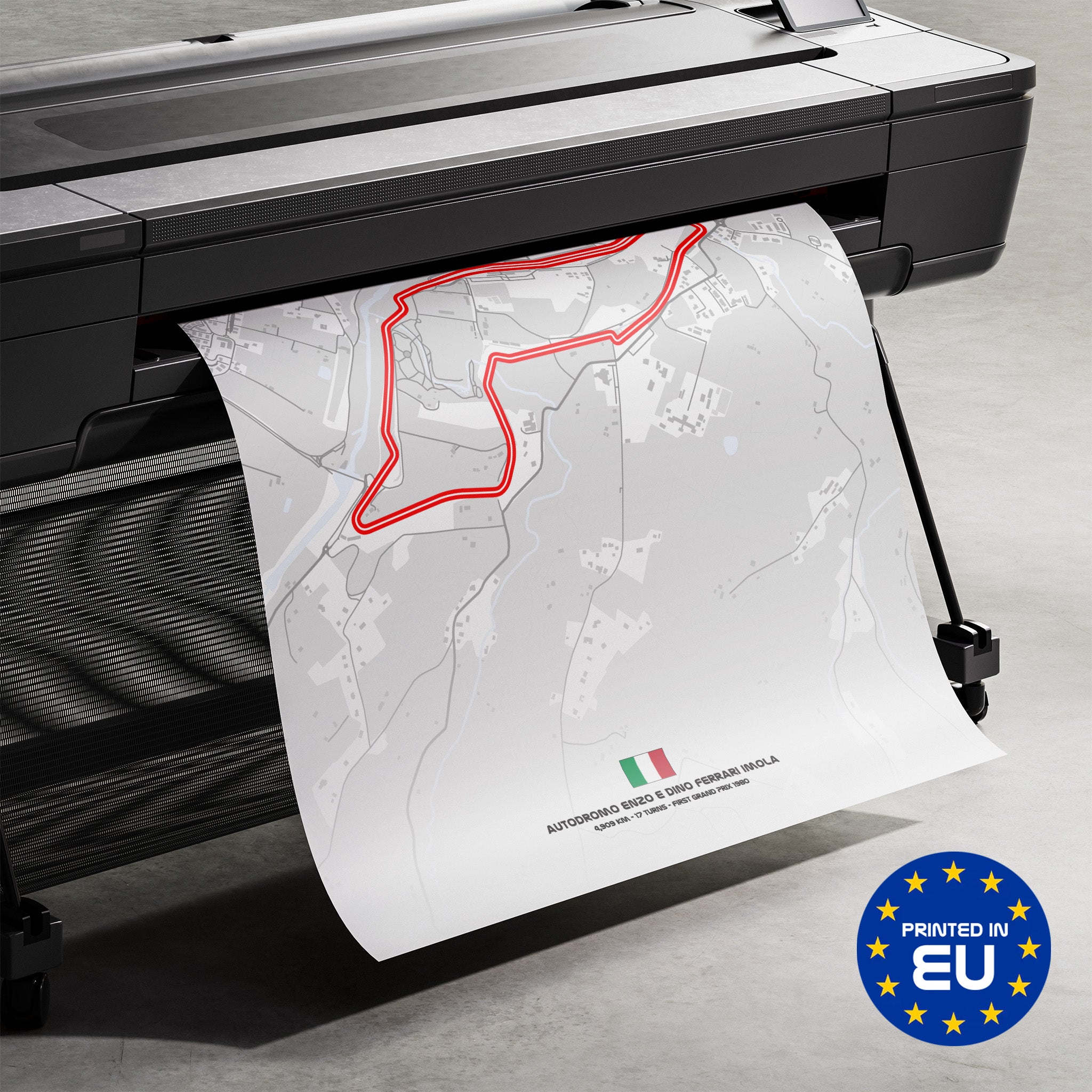 Premium-Druck Detailansicht – Imola Light Edition