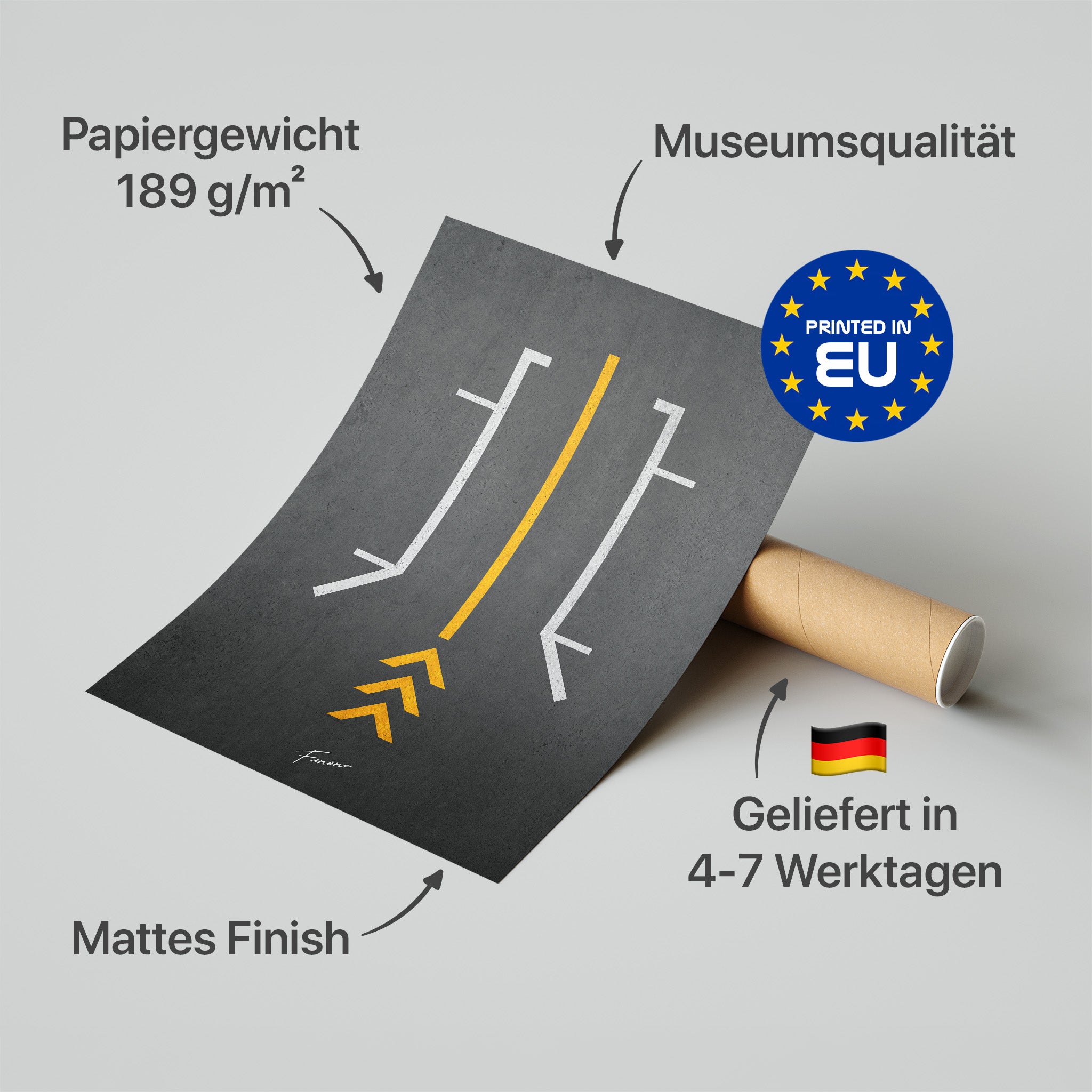 Pit Lane Poster in Premium-Verpackung