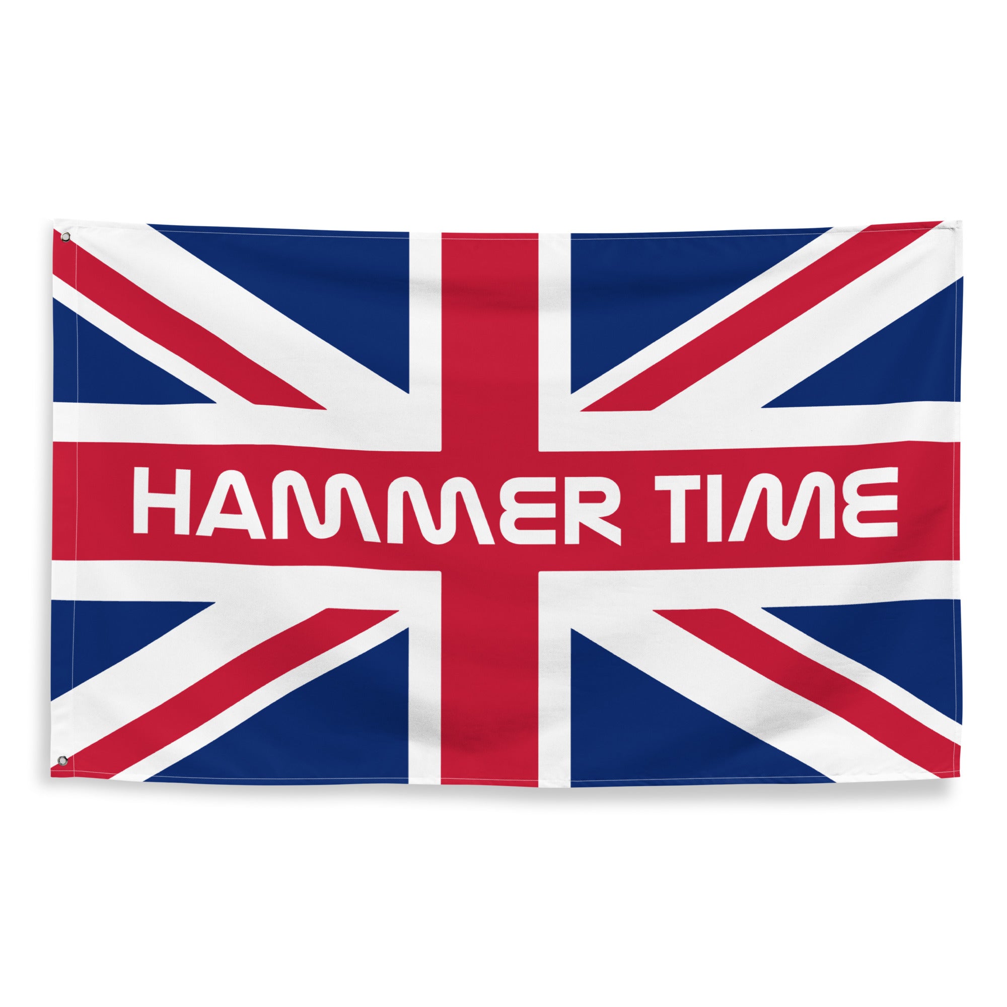 Lewis Hammer Time Flag – Union-Jack-Design mit Hamilton-Slogan