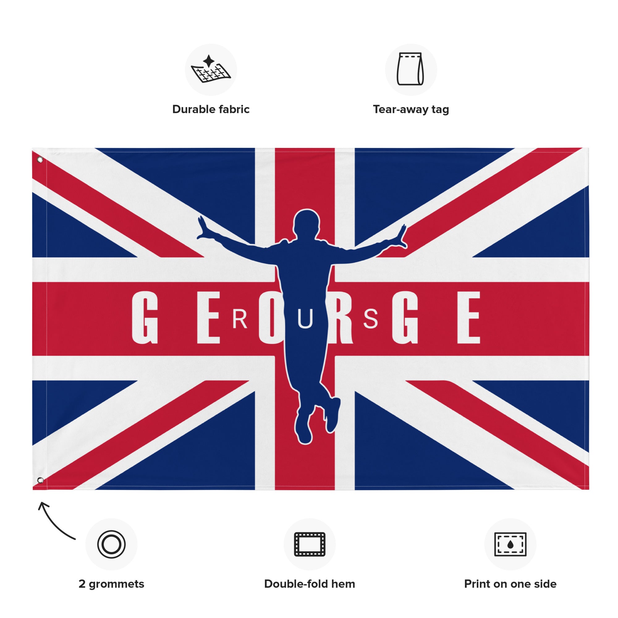 George T-Pose Flag Vorderansicht