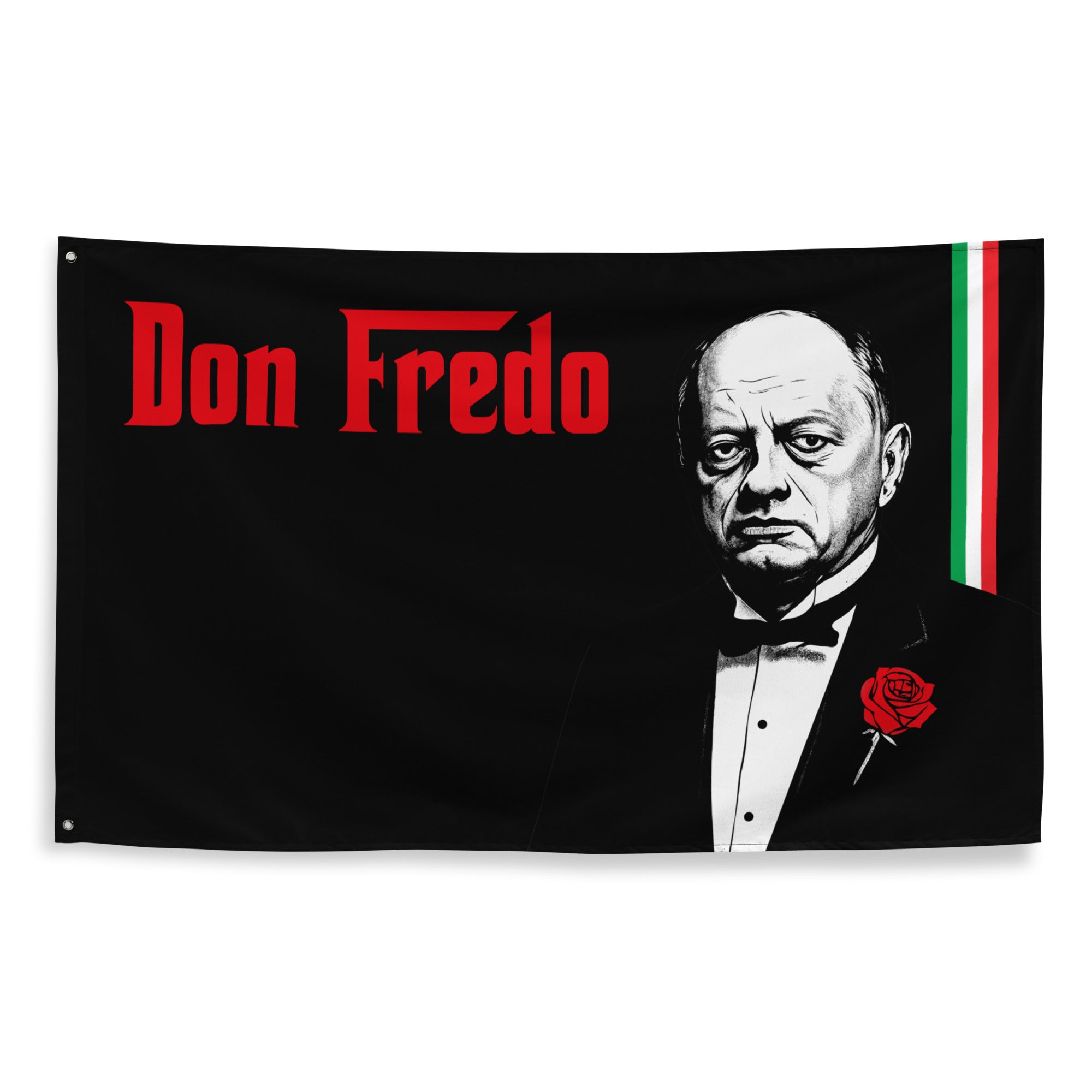 Don Fredo Flagge – Vasseur als Godfather schwarz-rot