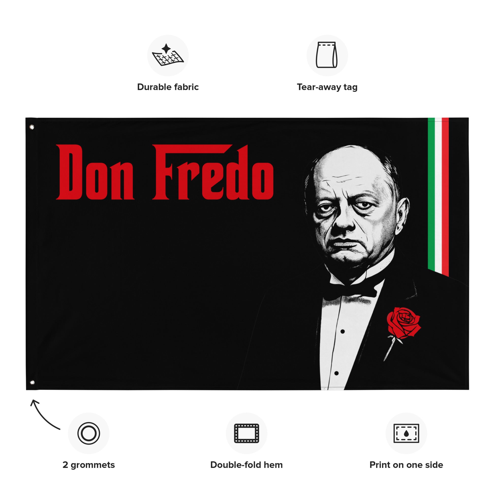 Don Fredo Flagge Vorderansicht