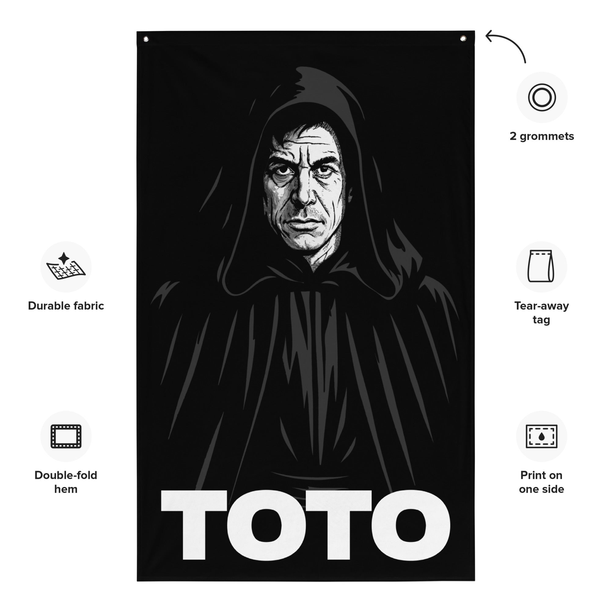 TOTO Sith Flagge Vorderansicht
