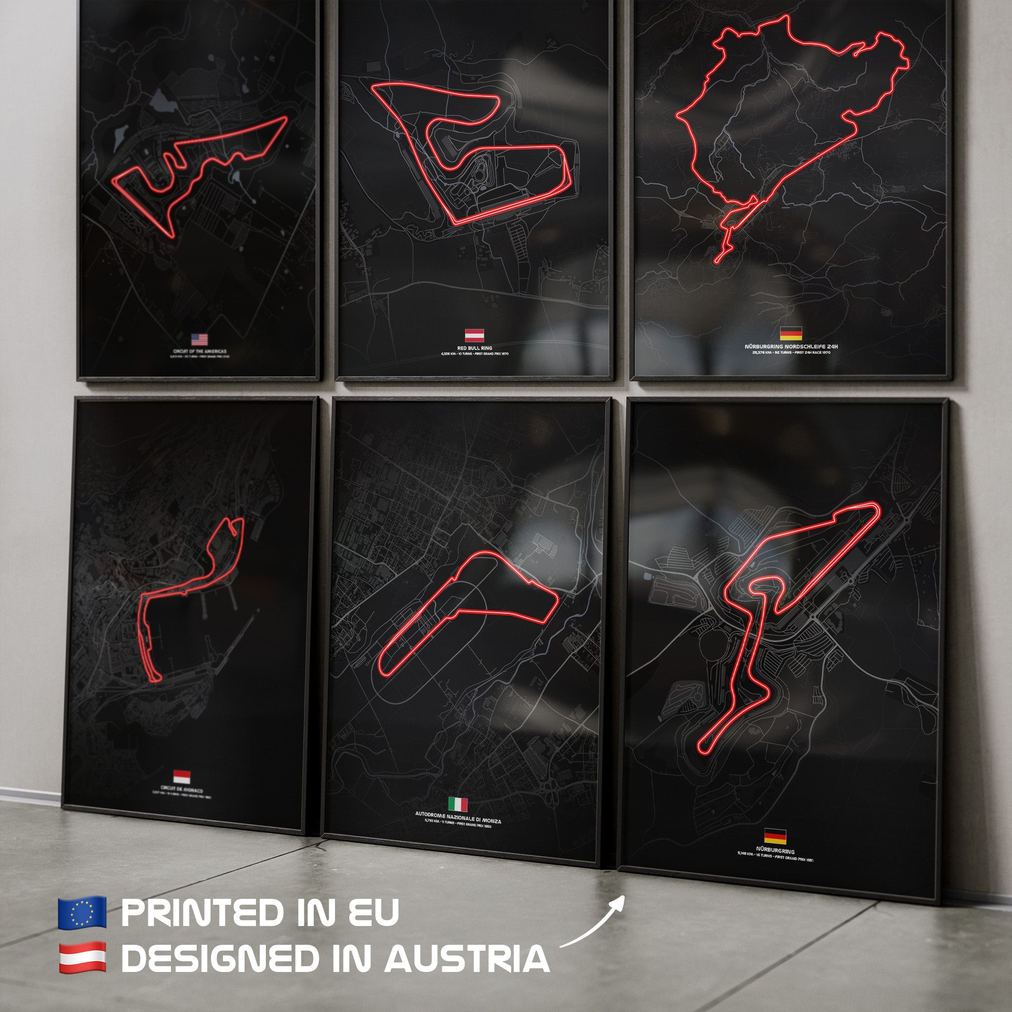 Übersicht Nürburgring GP Dark Edition weitere Poster