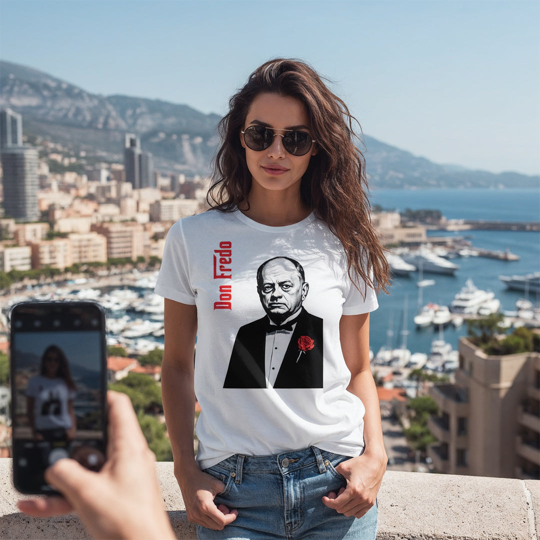 Don Fredo Artwork – Fred Vasseur als Godfather-Motiv