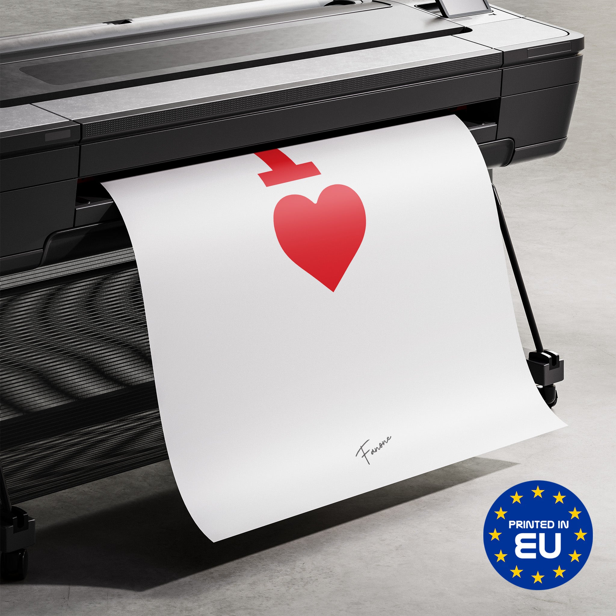 Premium-Druck Detailansicht – Forza Love Poster