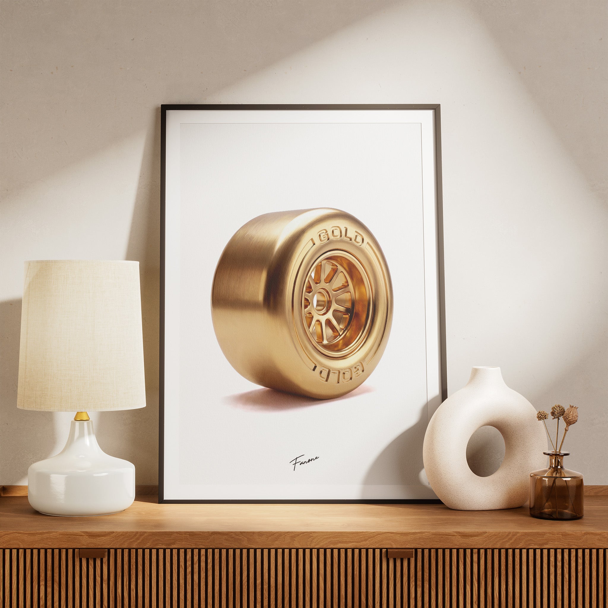 Gold Reifen - Premium Poster (Gold Edition)